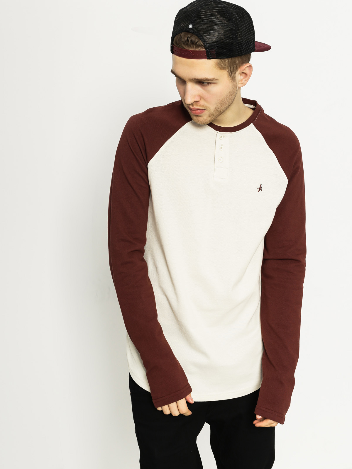 Triko Altamont Portman LS (white/red)