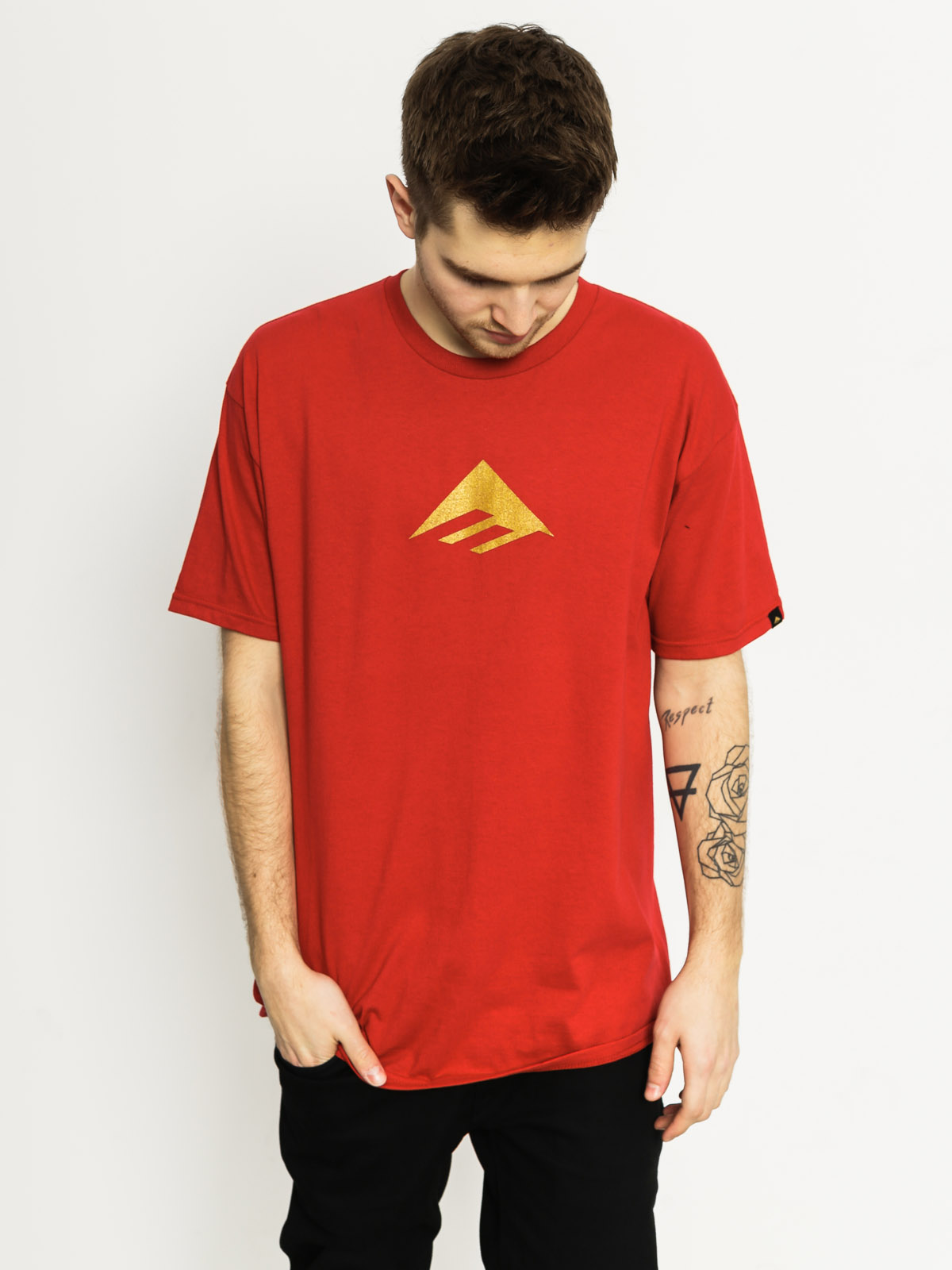 Tričko Emerica Triangle (cardinal)