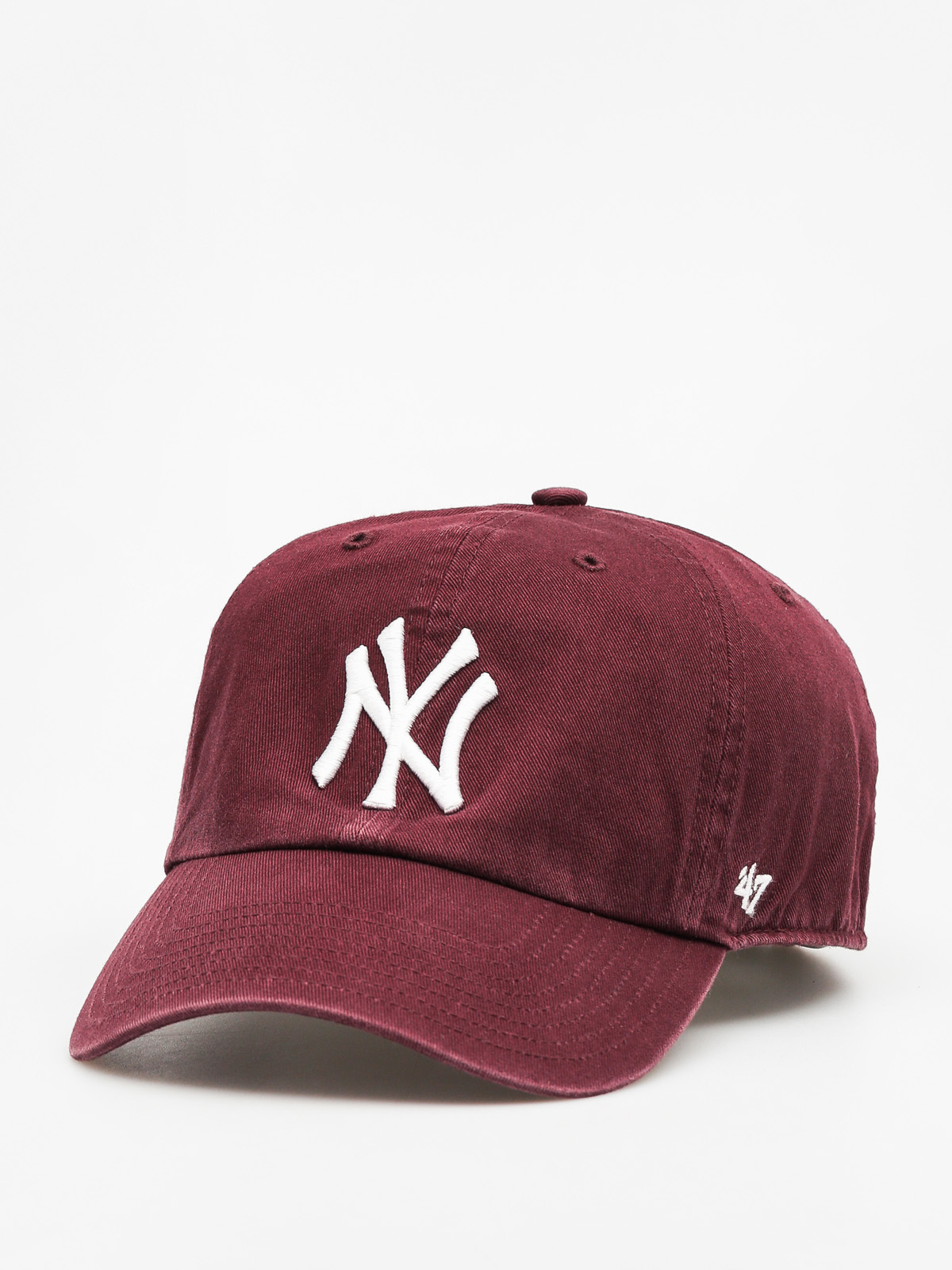 Kšiltovka  47 Brand New York Yankees ZD (washed maroon)