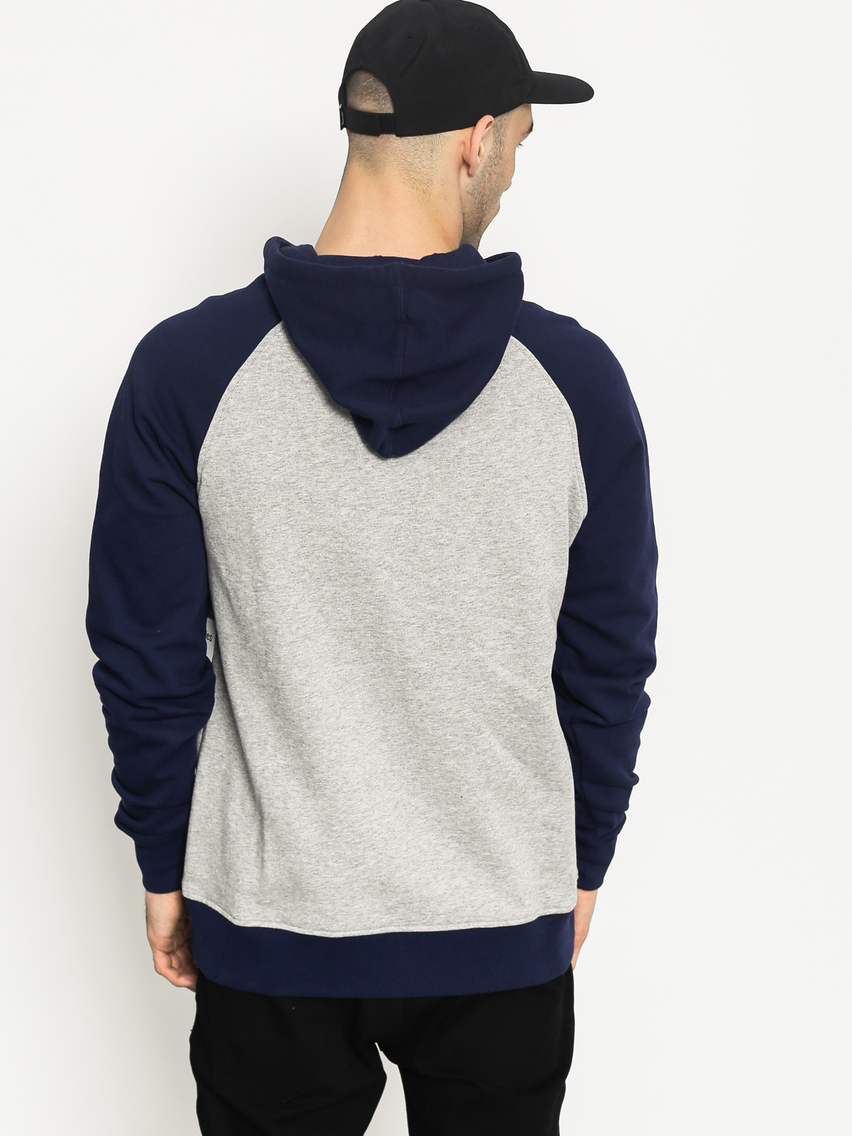 Etnies Mikina s kapucí E Base HD (grey heather)