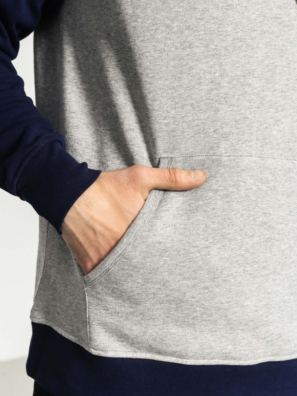 Etnies Mikina s kapucí E Base HD (grey heather)