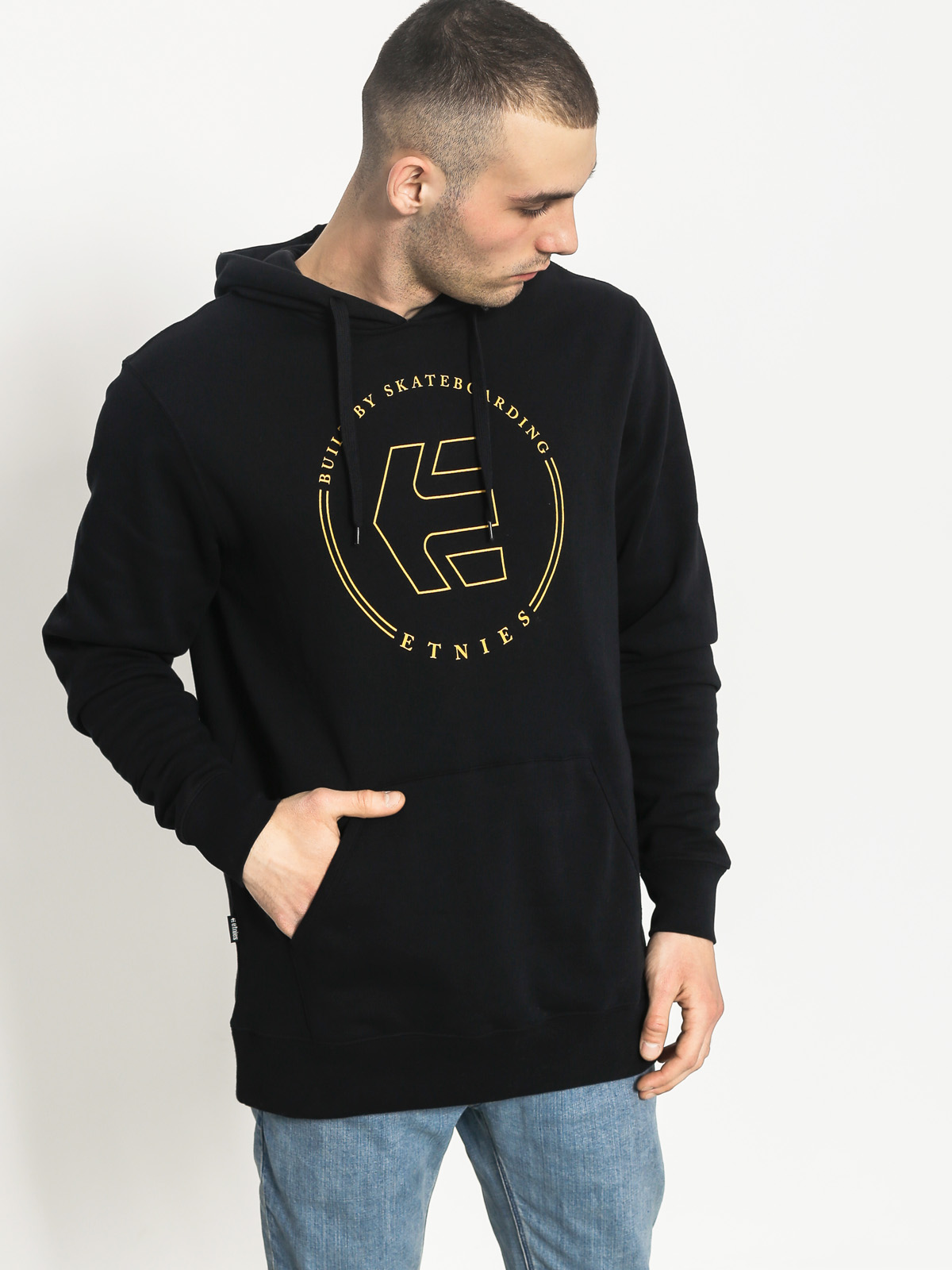 Etnies Mikina s kapucí Icon Ringer HD (black)