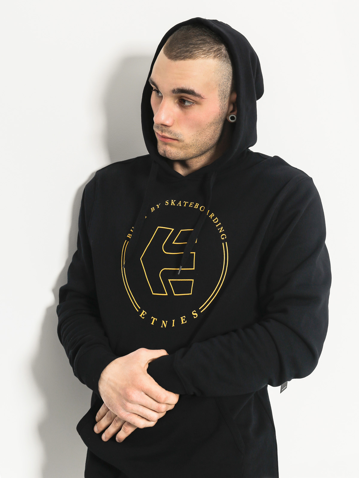 Etnies Mikina s kapucí Icon Ringer HD (black)