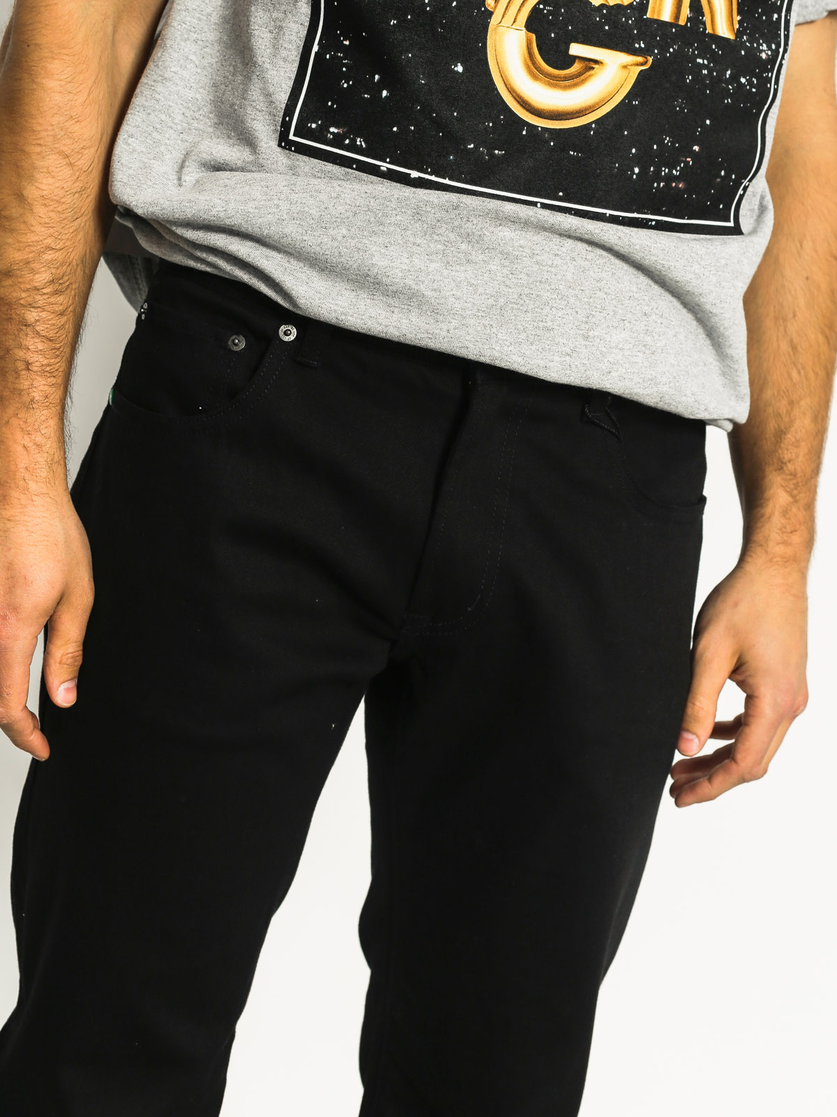 LRG Kalhoty 17 Rc Ts Fit Jean (triple black)