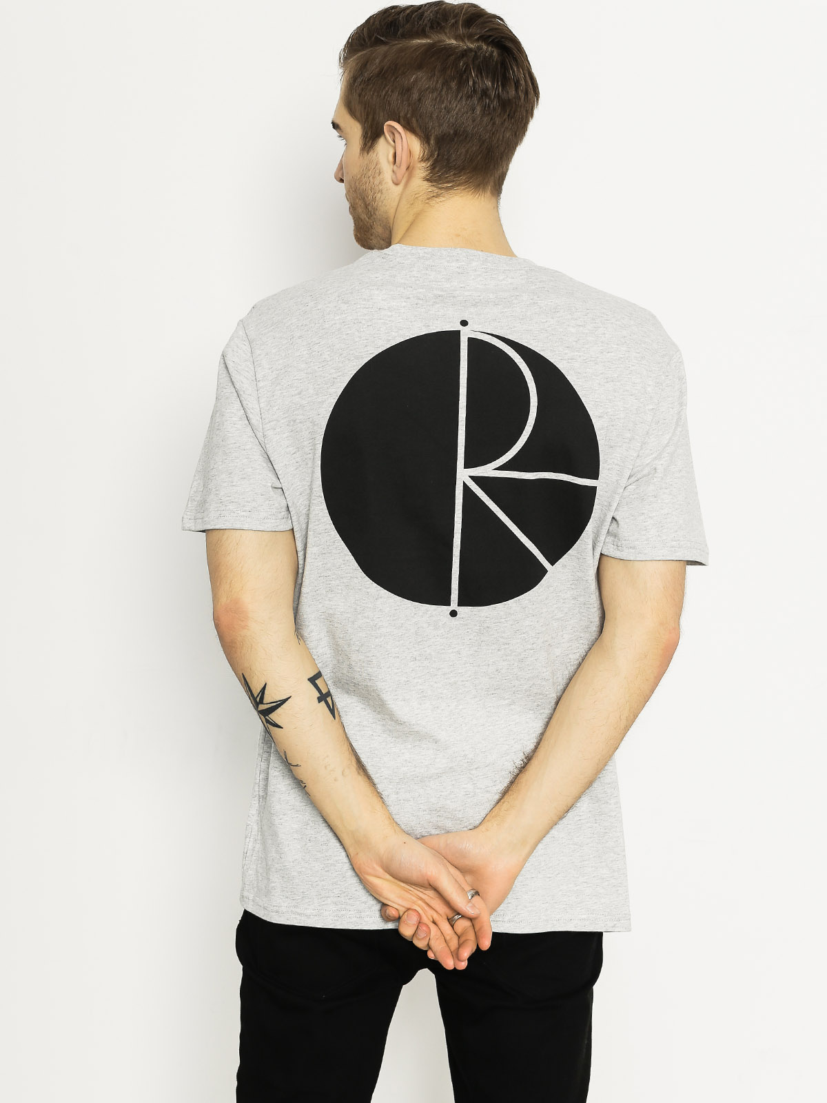 Tričko Polar Skate Fill Logo (grey)