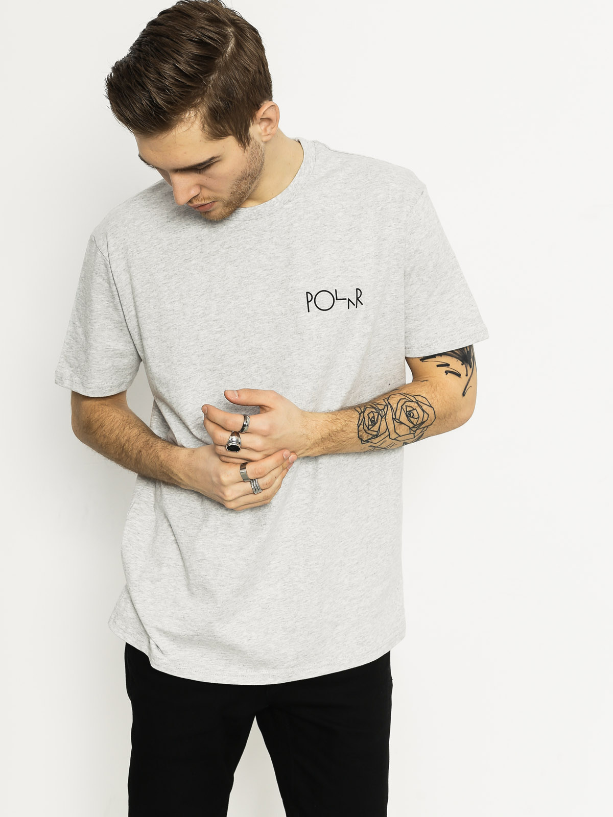 Tričko Polar Skate Fill Logo (grey)