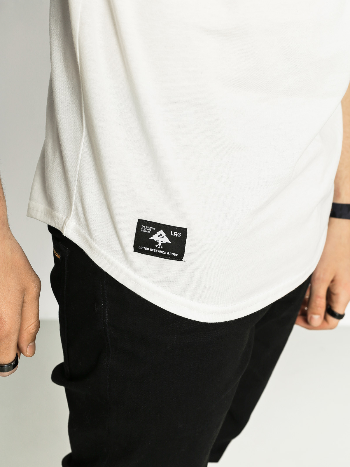 LRG Tričko Inspired Sleeve Raglan 3I4 (white)