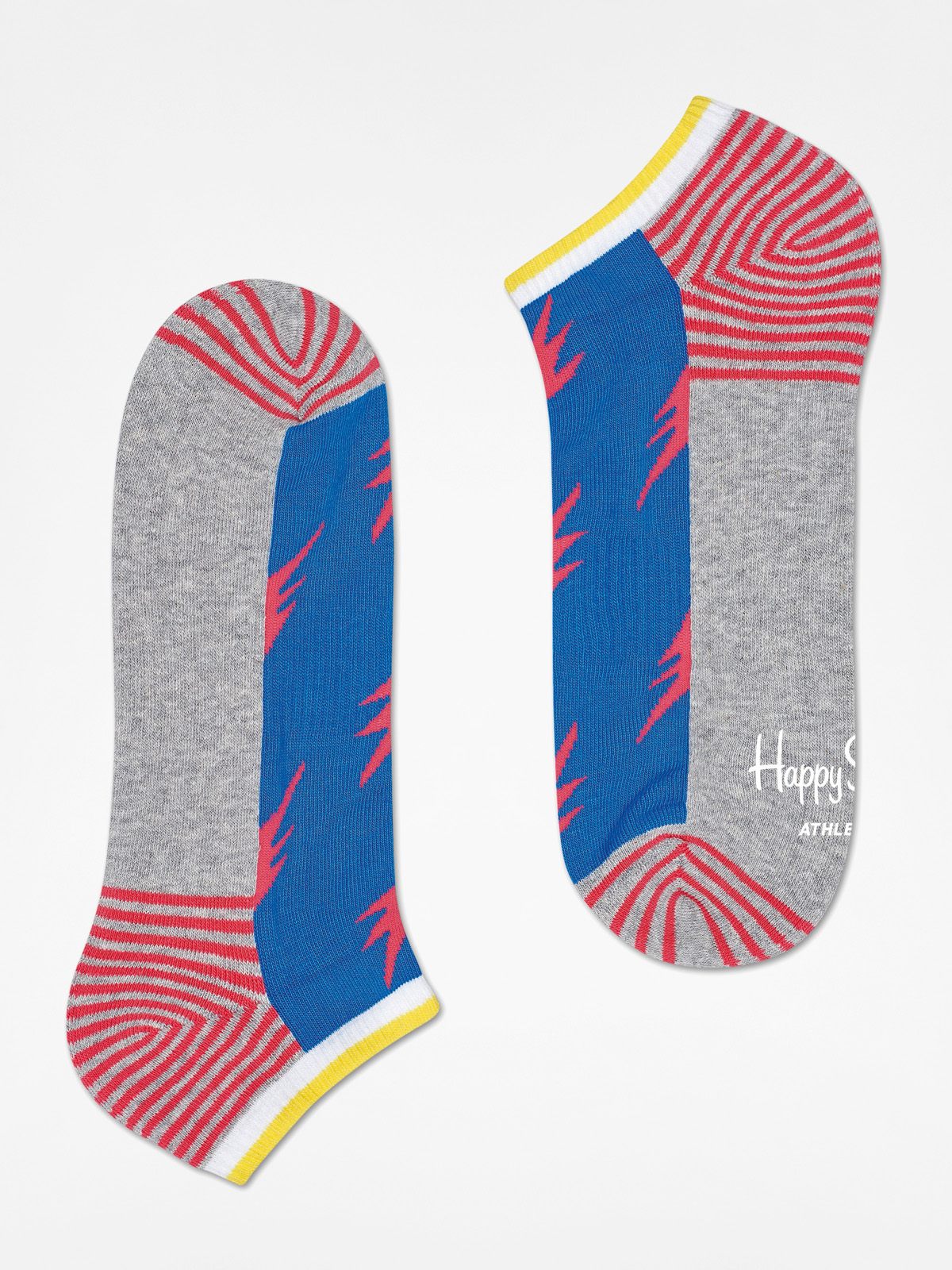 Happy Socks Ponožky Athletic Flash Low (grey/blue)