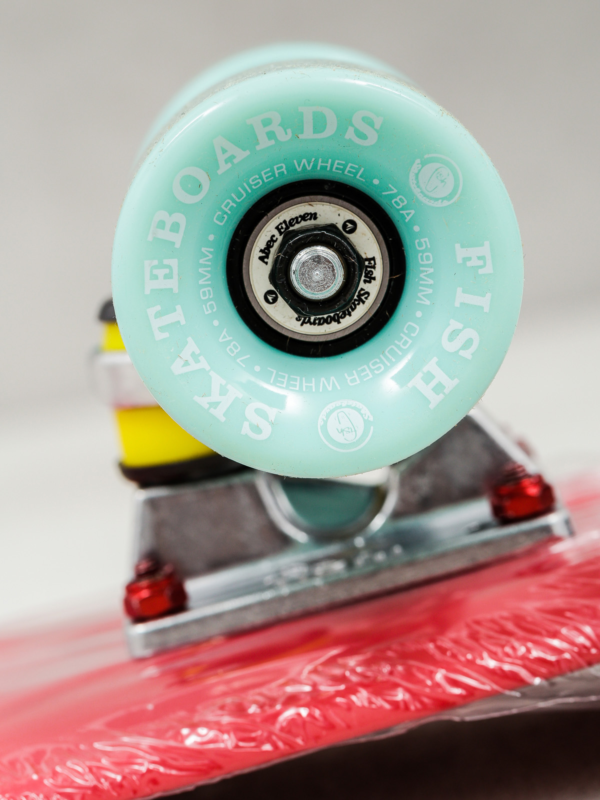 Fish Skateboards Cruiser 01 (red/silver/green)