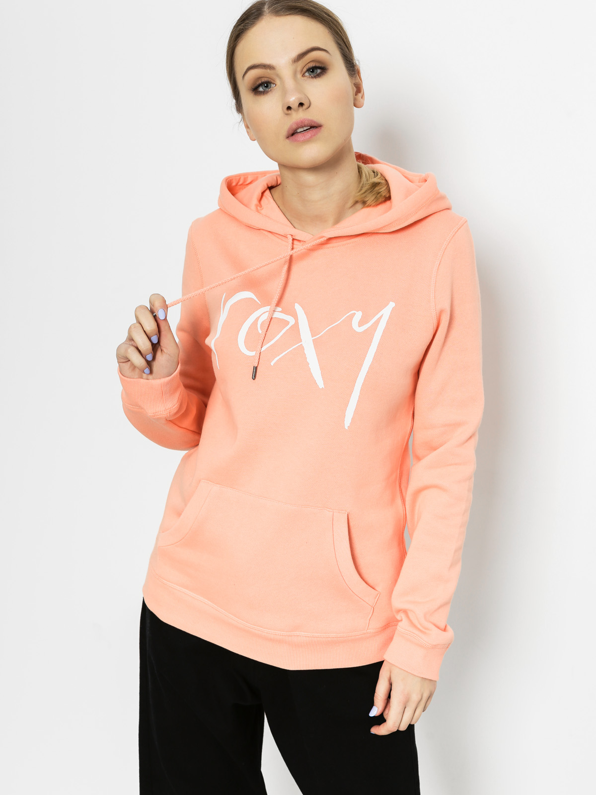 Roxy Mikina s kapucí Cruiser Night HD Wmn (coral)