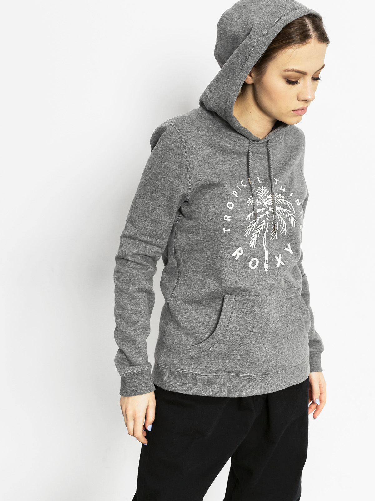 Roxy Mikina s kapucí Cruiser Night HD Wmn (gravel)