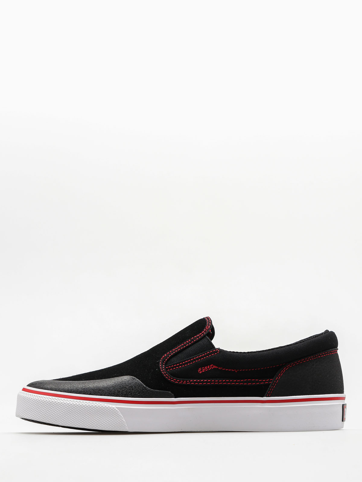 DC Boty Trase Slip On S Rt (black/red/white)