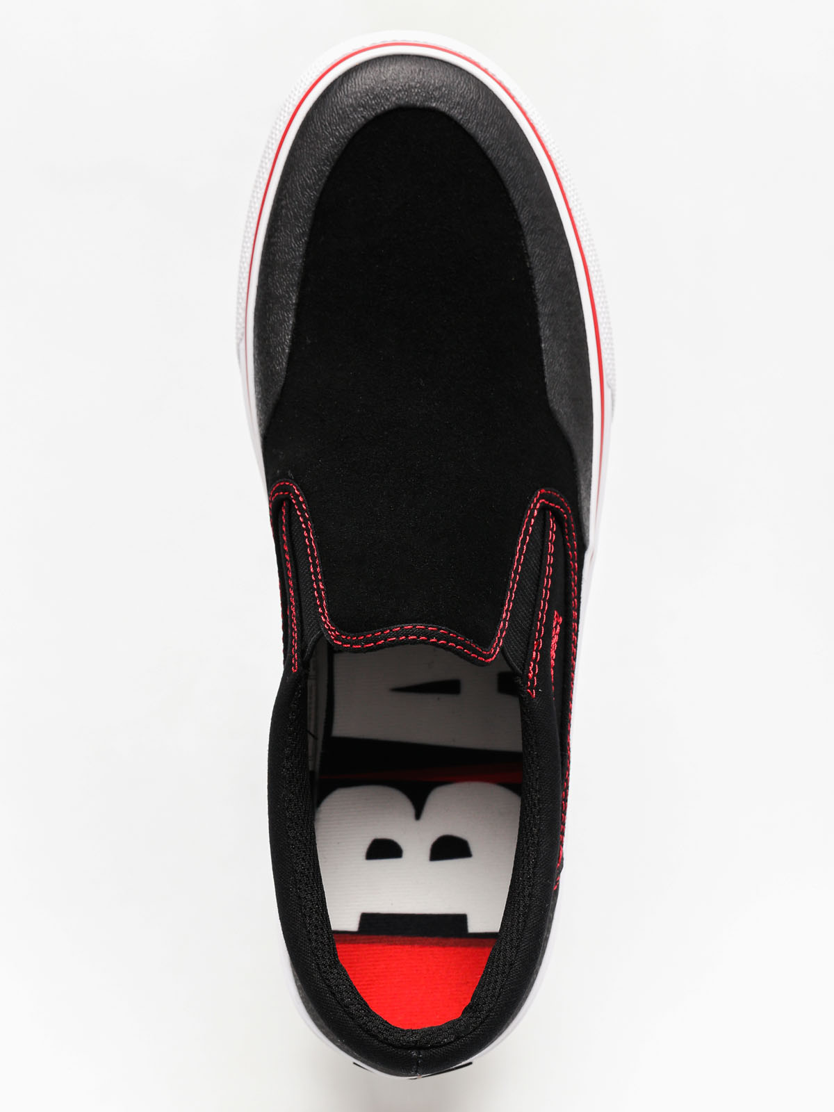 DC Boty Trase Slip On S Rt (black/red/white)
