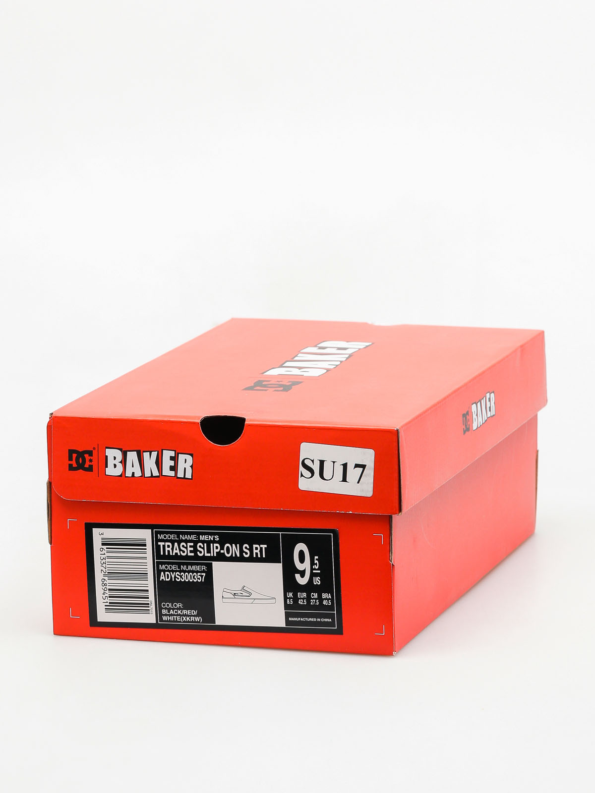 DC Boty Trase Slip On S Rt (black/red/white)