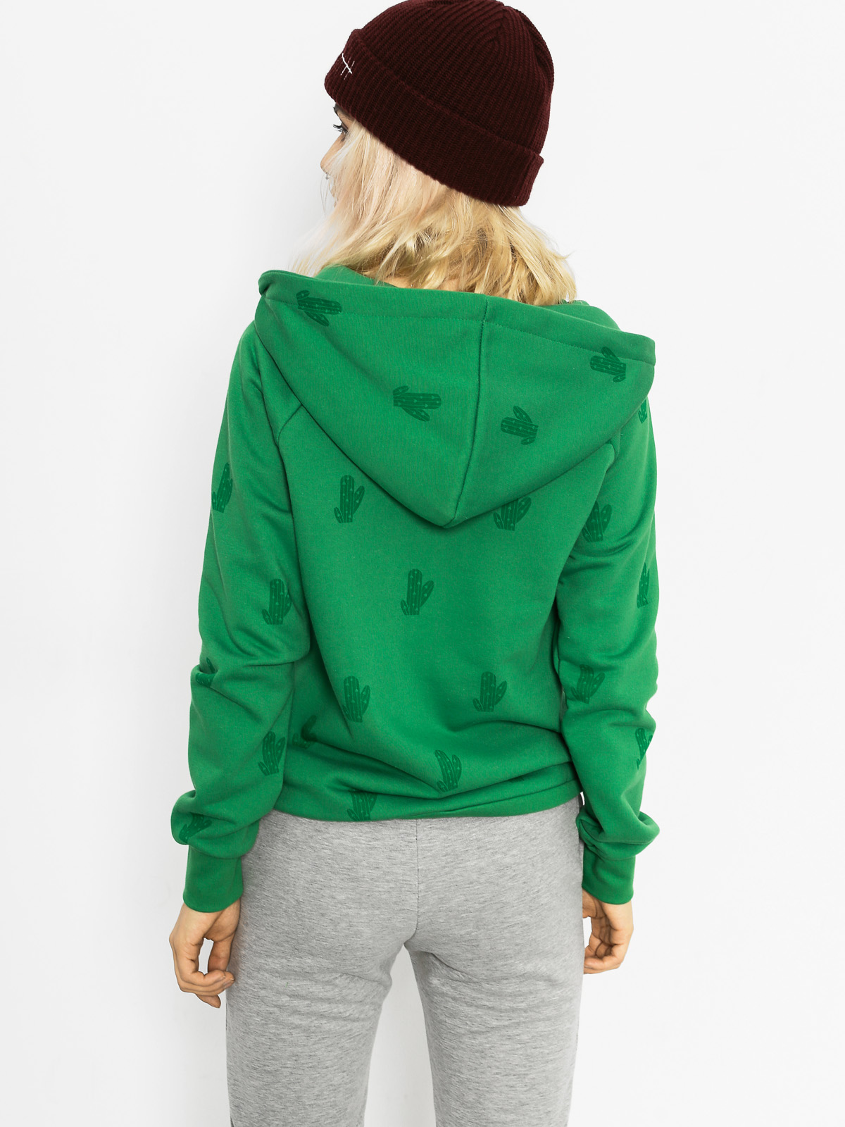 Femi Pleasure Mikina s kapucí Cactus ZHD Wmn (hgr)