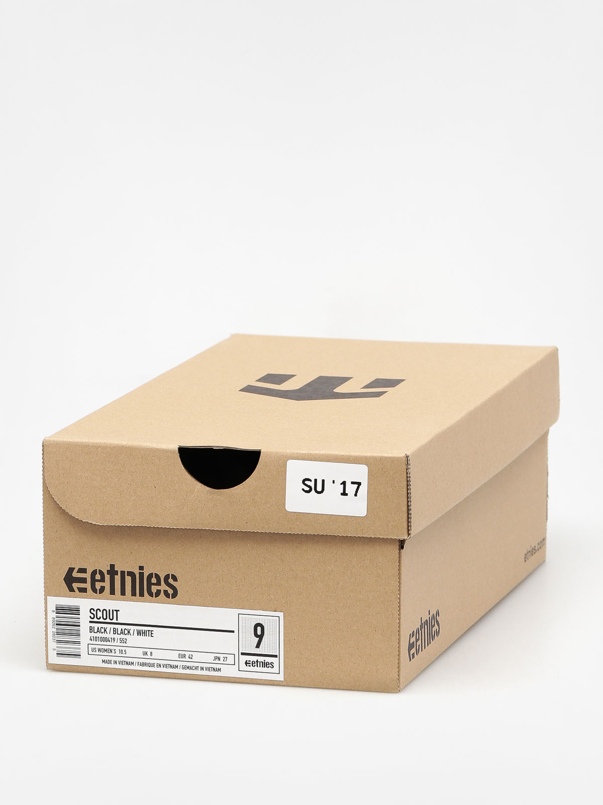 Etnies Boty Scout (black/black/white)