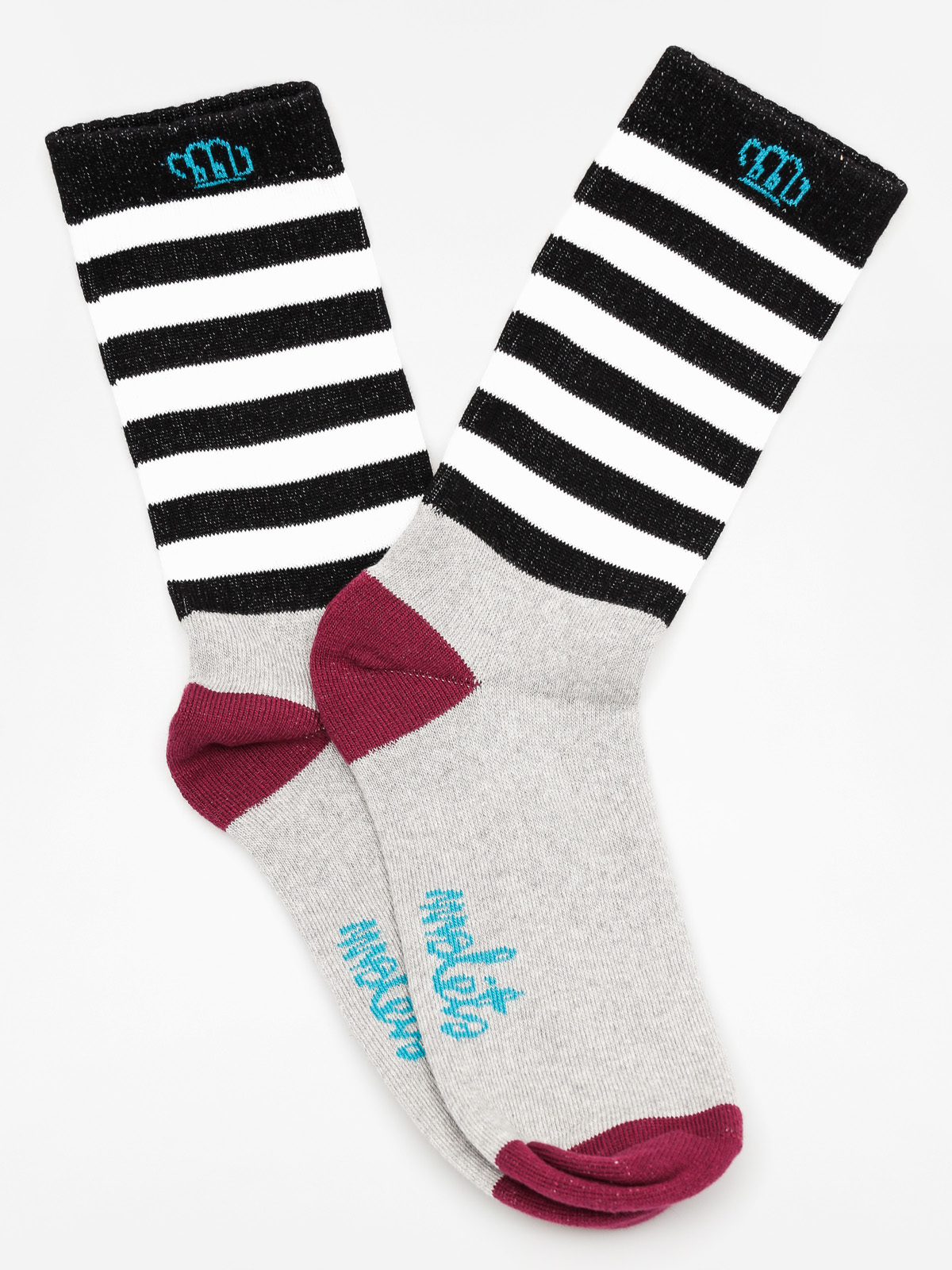 Malita Ponožky Wanted (white/black)