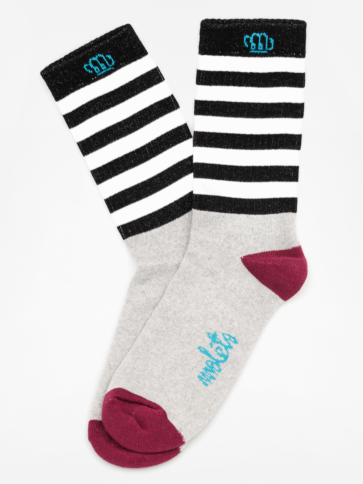 Malita Ponožky Wanted (white/black)