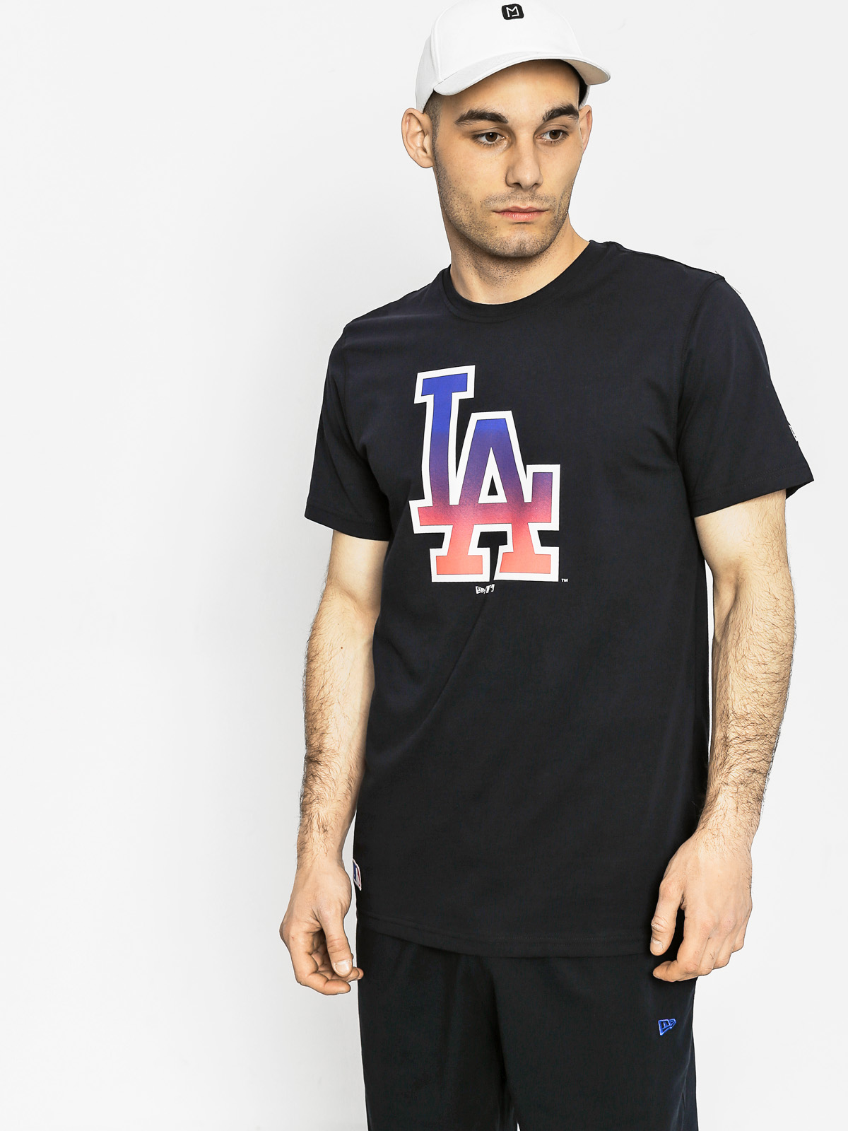 Tričko New Era West Coast Logo Los Angeles Dodgers (blk)