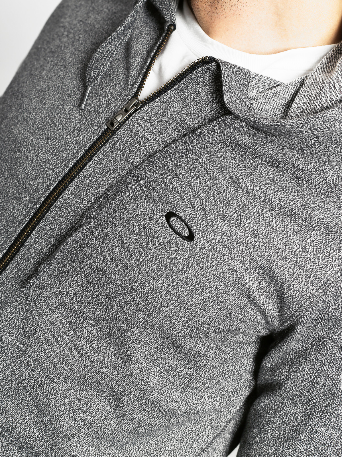 Mikina s kapucí Oakley Pennycross ZHD (blackout light heather)