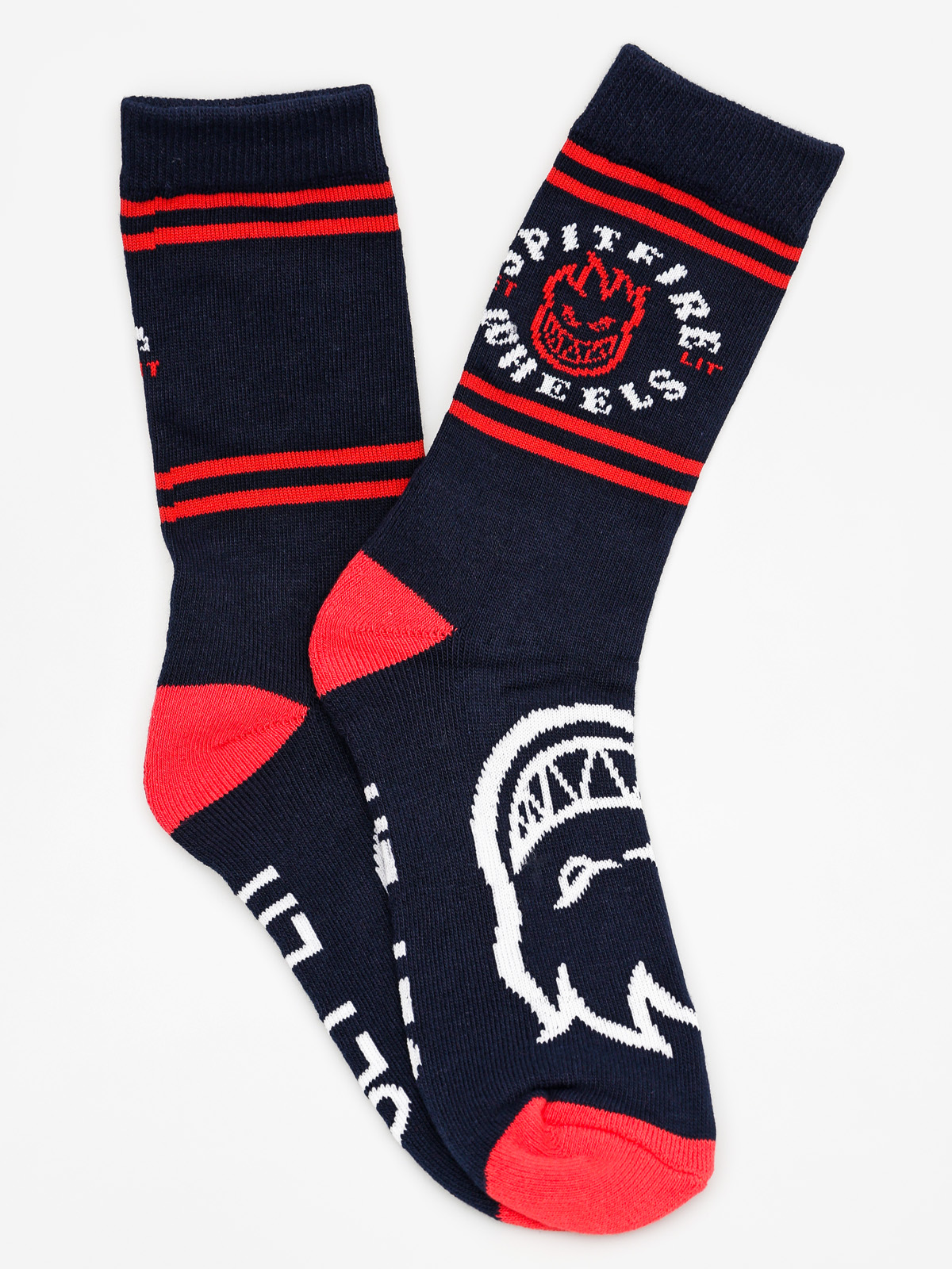 Spitfire Ponožky Classic Big Head (navy/red)