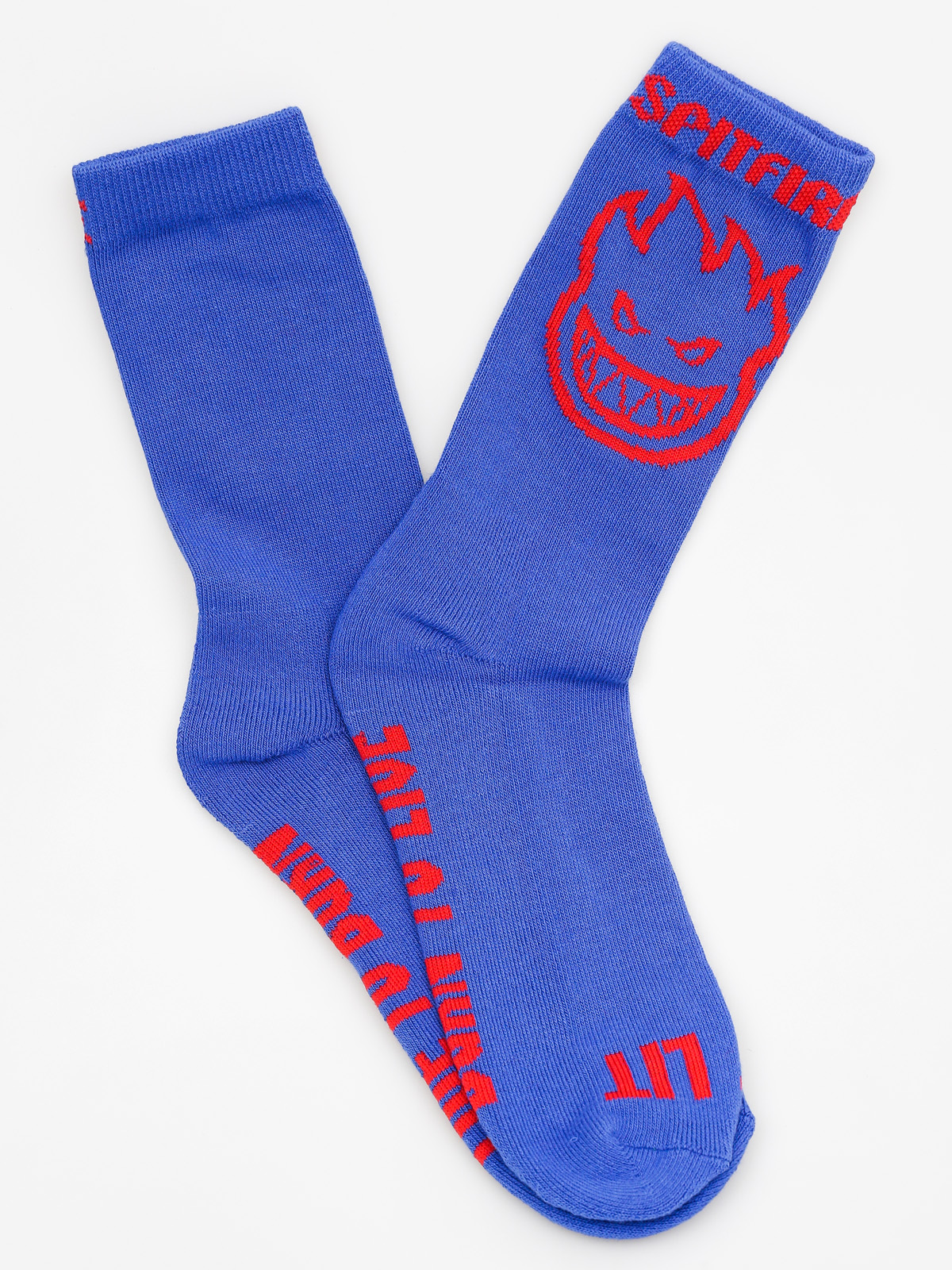 Spitfire Ponožky Big Head Out (blue/red)