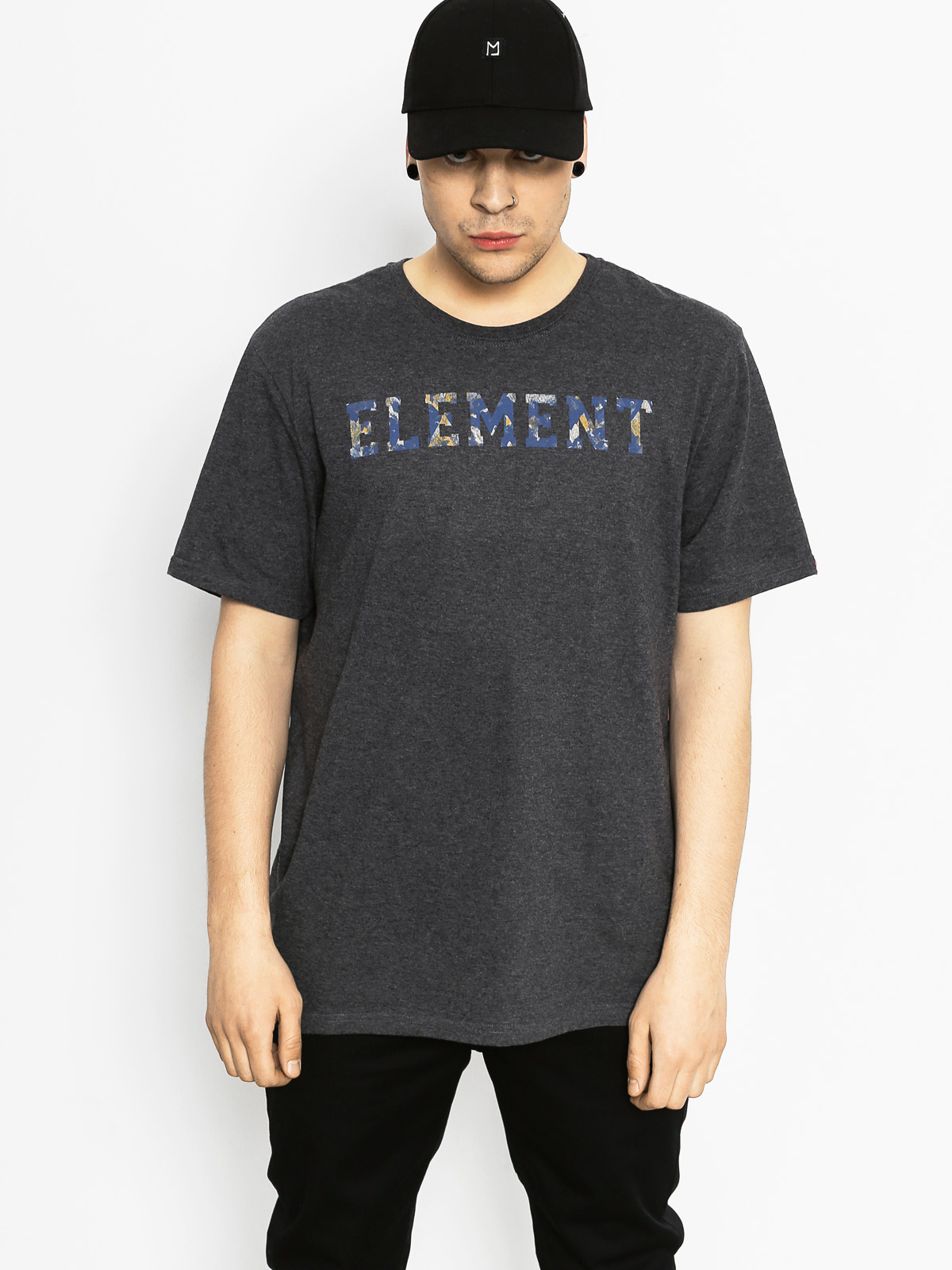 Tričko Element Mineral Font (charcoal heather)