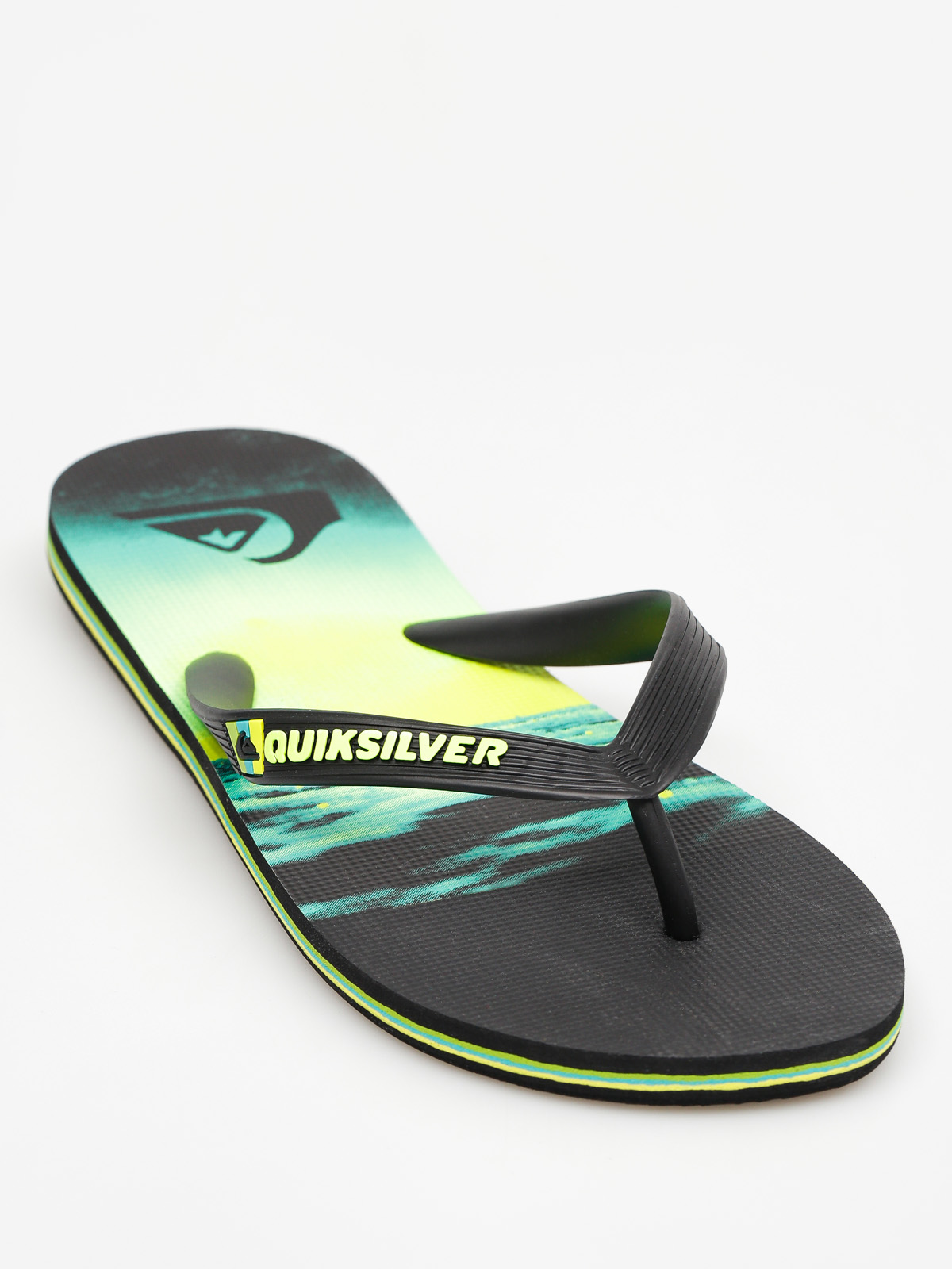 Quiksilver Plážovky Molokai Hold Down (black/lime)