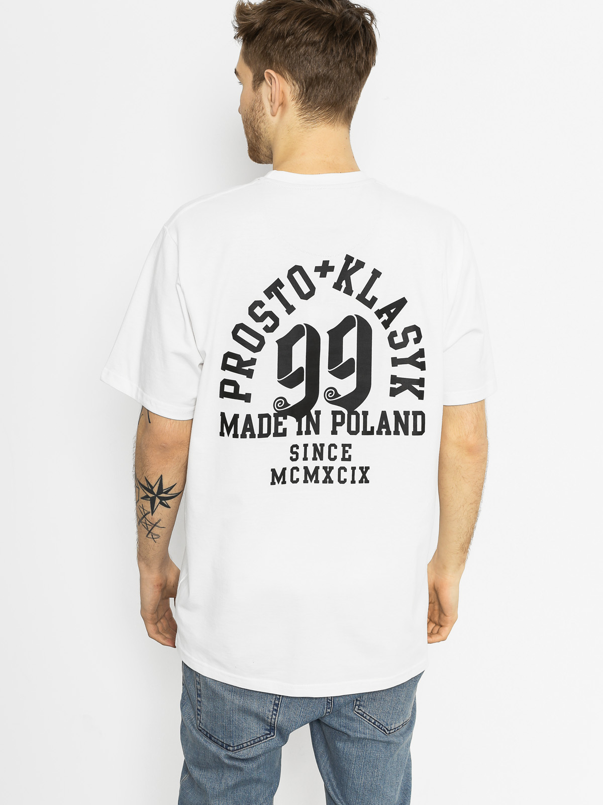 Tričko Prosto Semicircle (white)