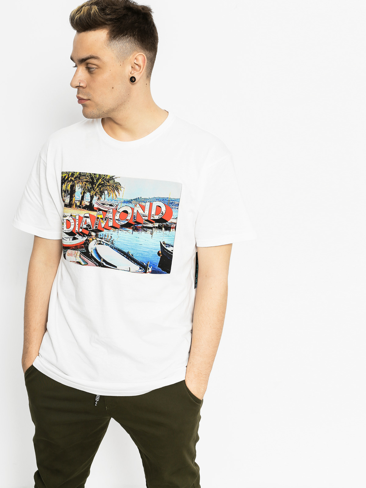 Diamond Supply Co. Tričko Get Avay (white)