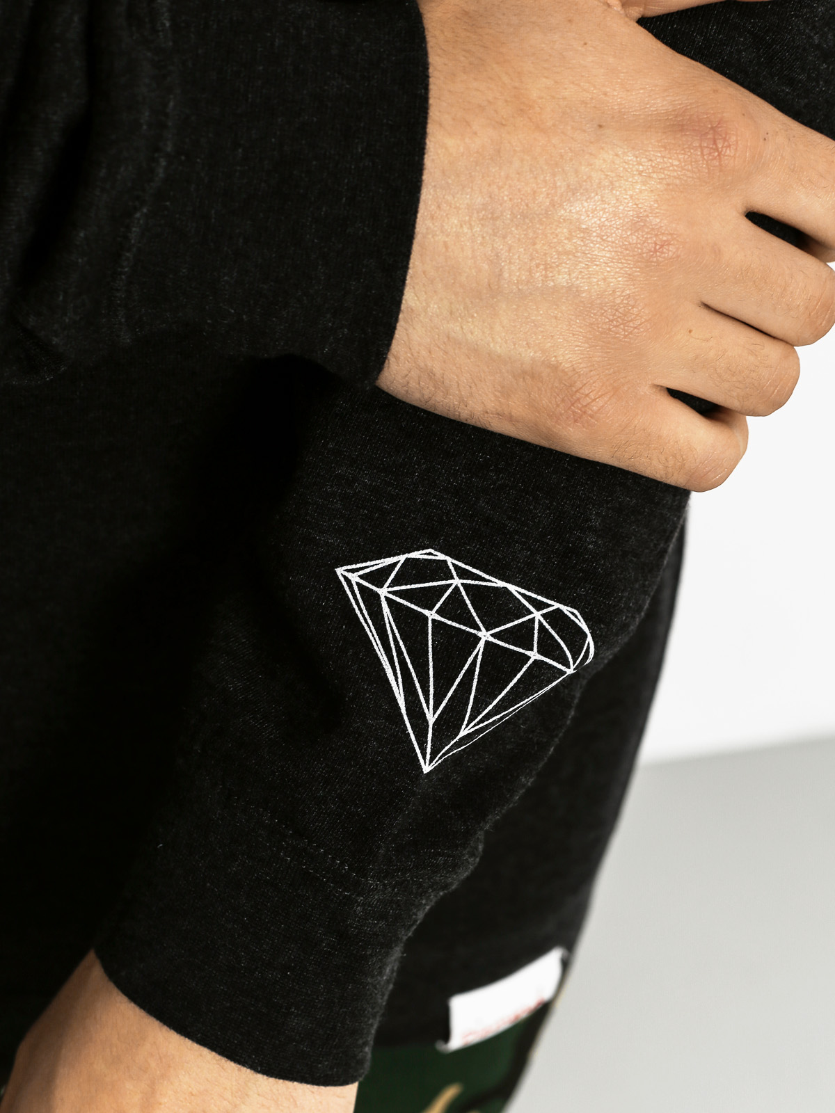 Diamond Supply Co. Mikina Futura Sign (charcoal heather)