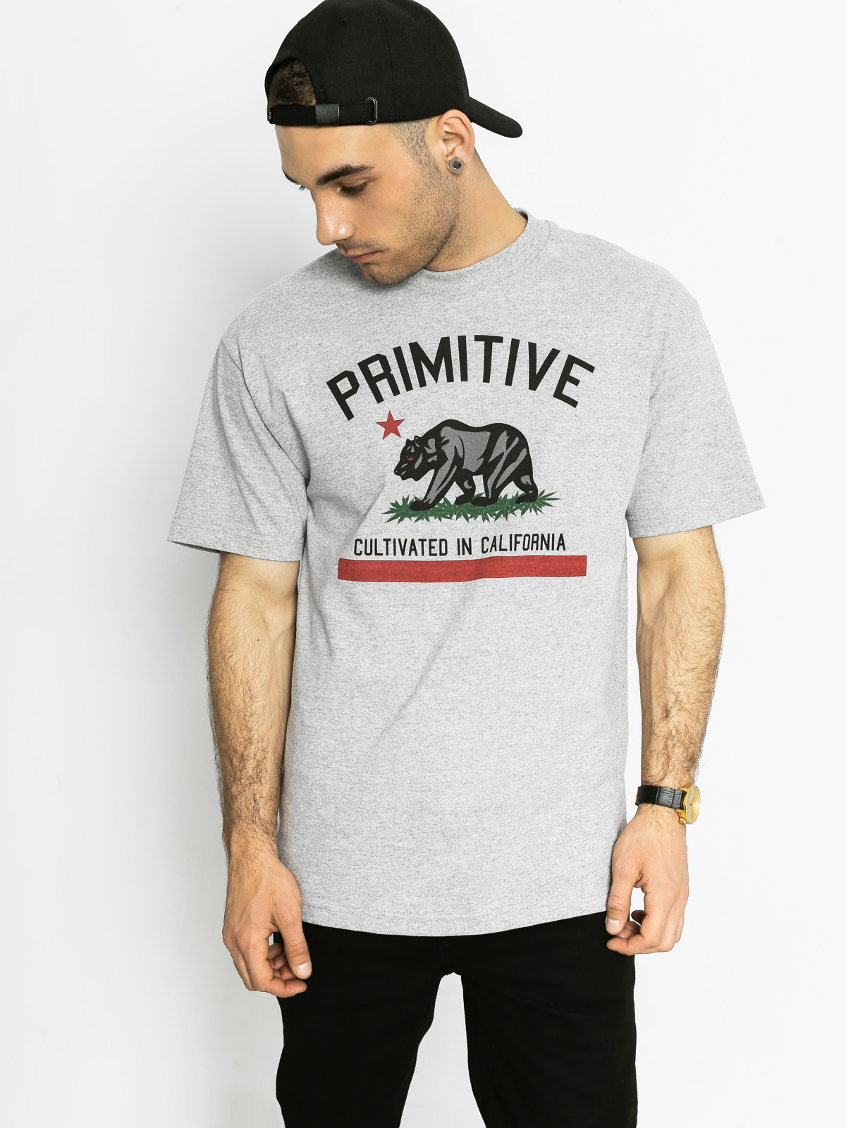 Primitive Tričko Cultivated (athletic heather)