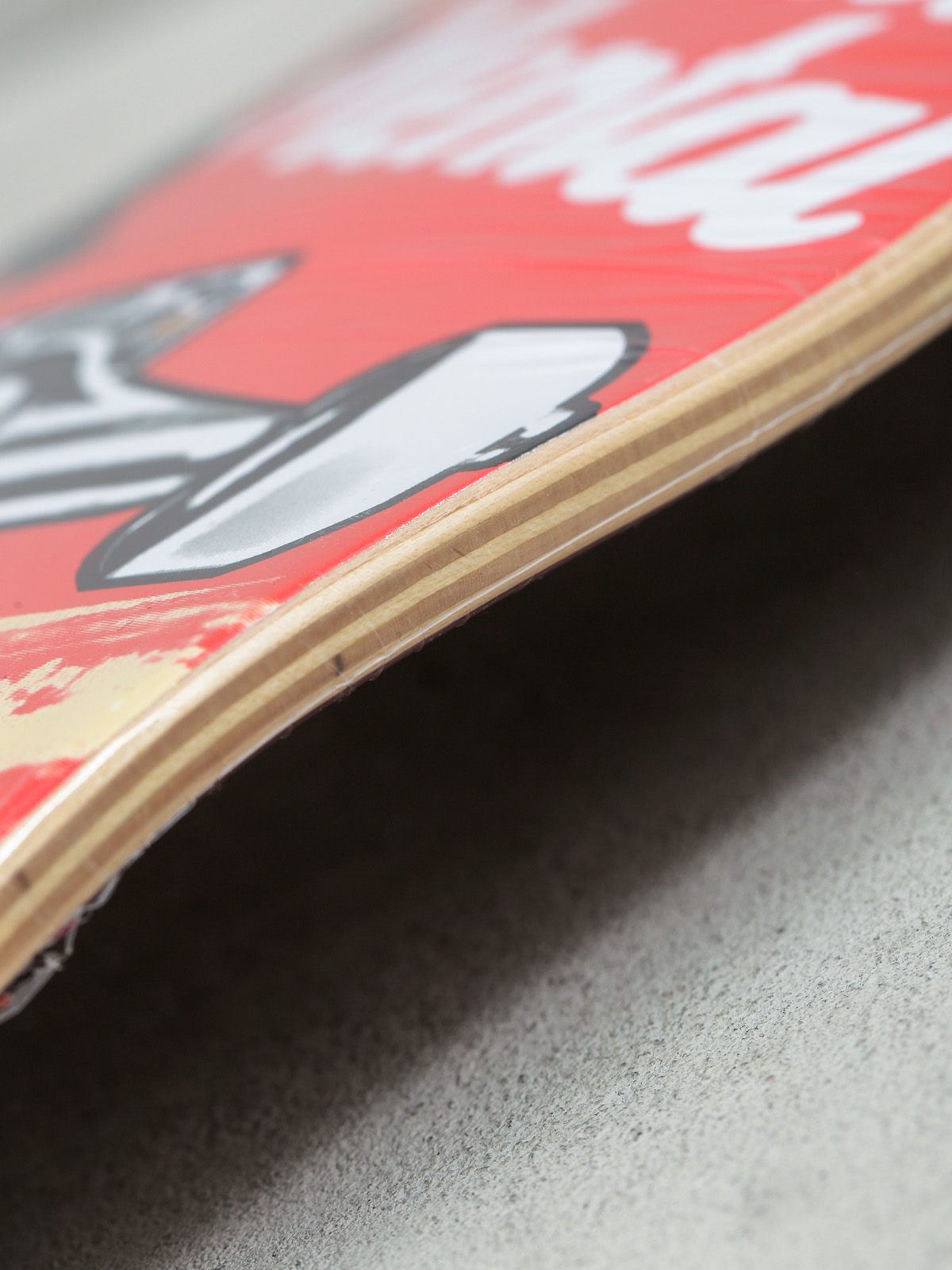 Deska Grizzly Griptape Skate Mental Maul Grab (red)