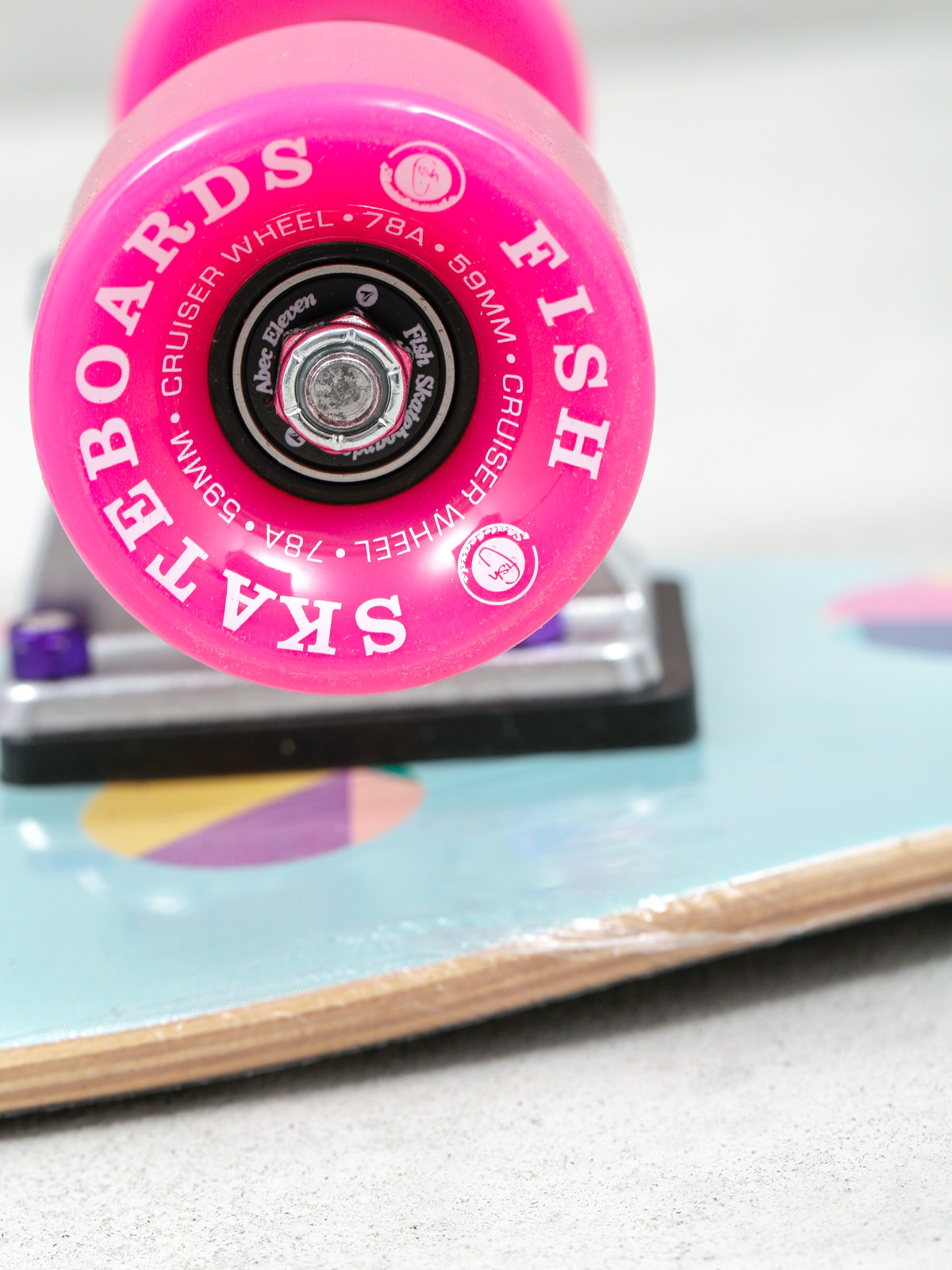Skateboards Fish Cruiser Party (silver/magenta)