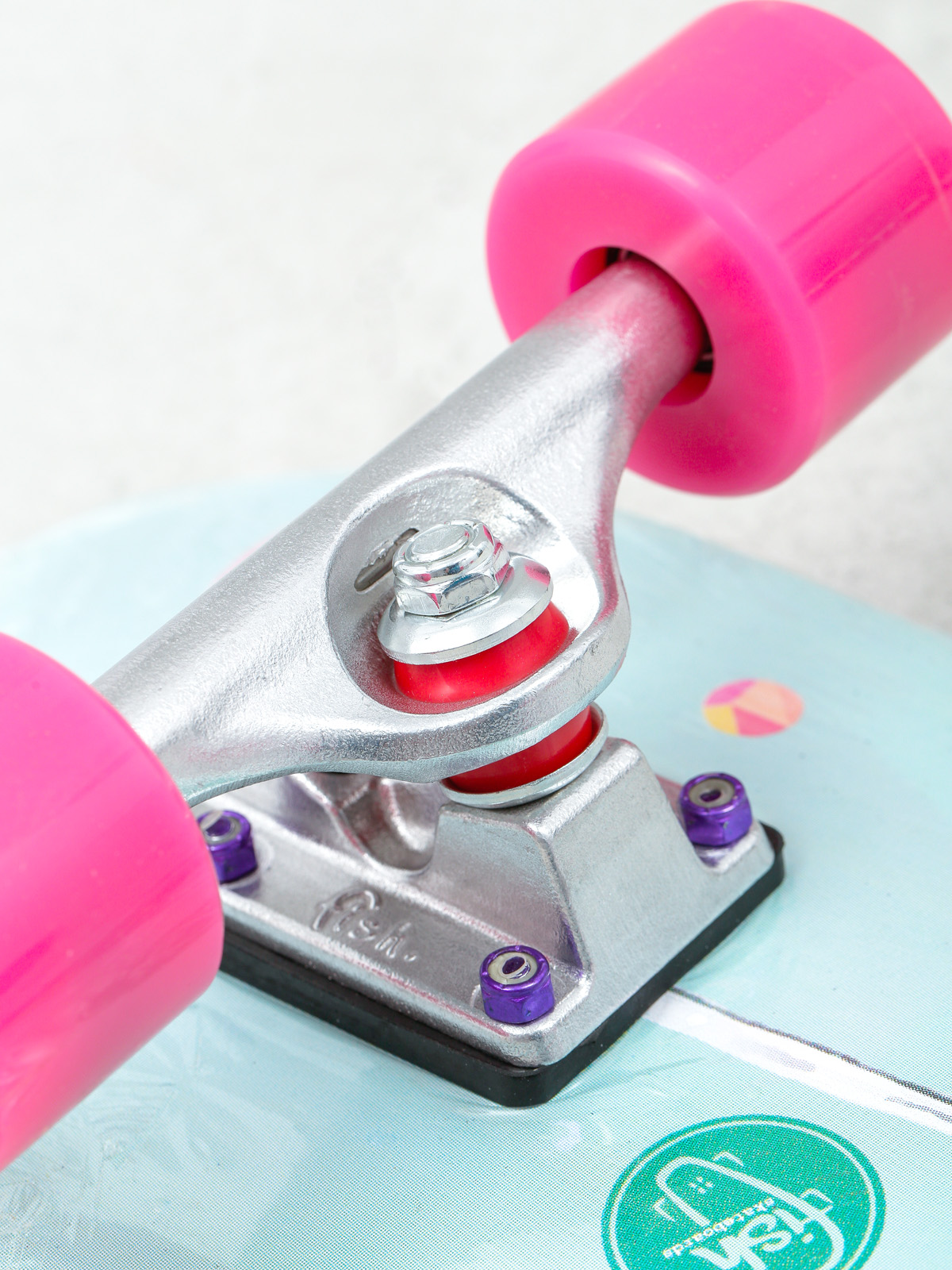 Skateboards Fish Cruiser Party (silver/magenta)