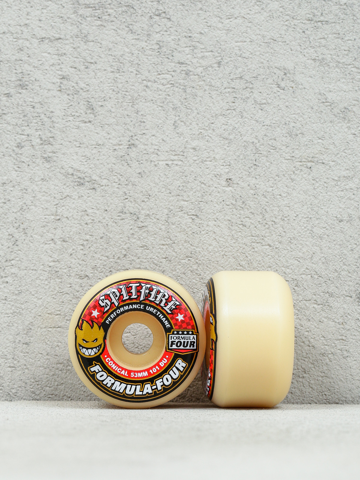 Kolečka Spitfire Formula Four 101 Duro Conical (red/black/white)