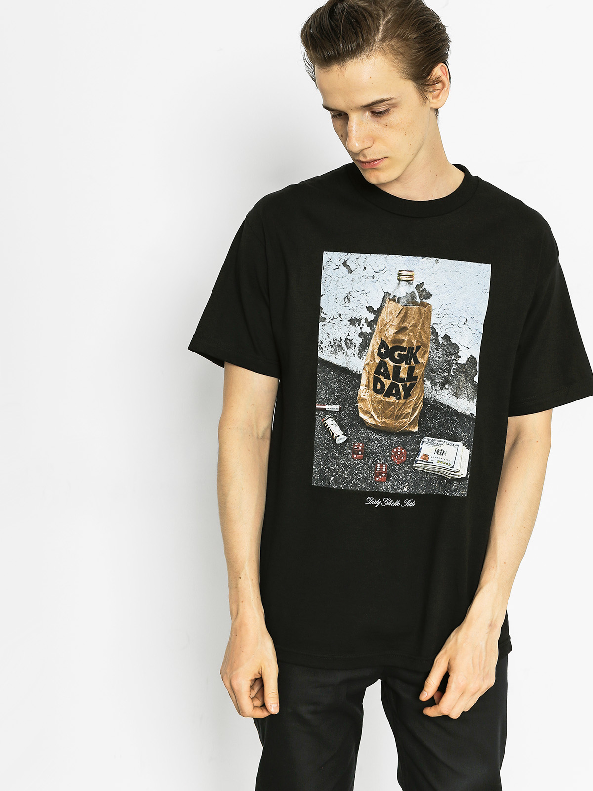 DGK Tričko Essentials (black)