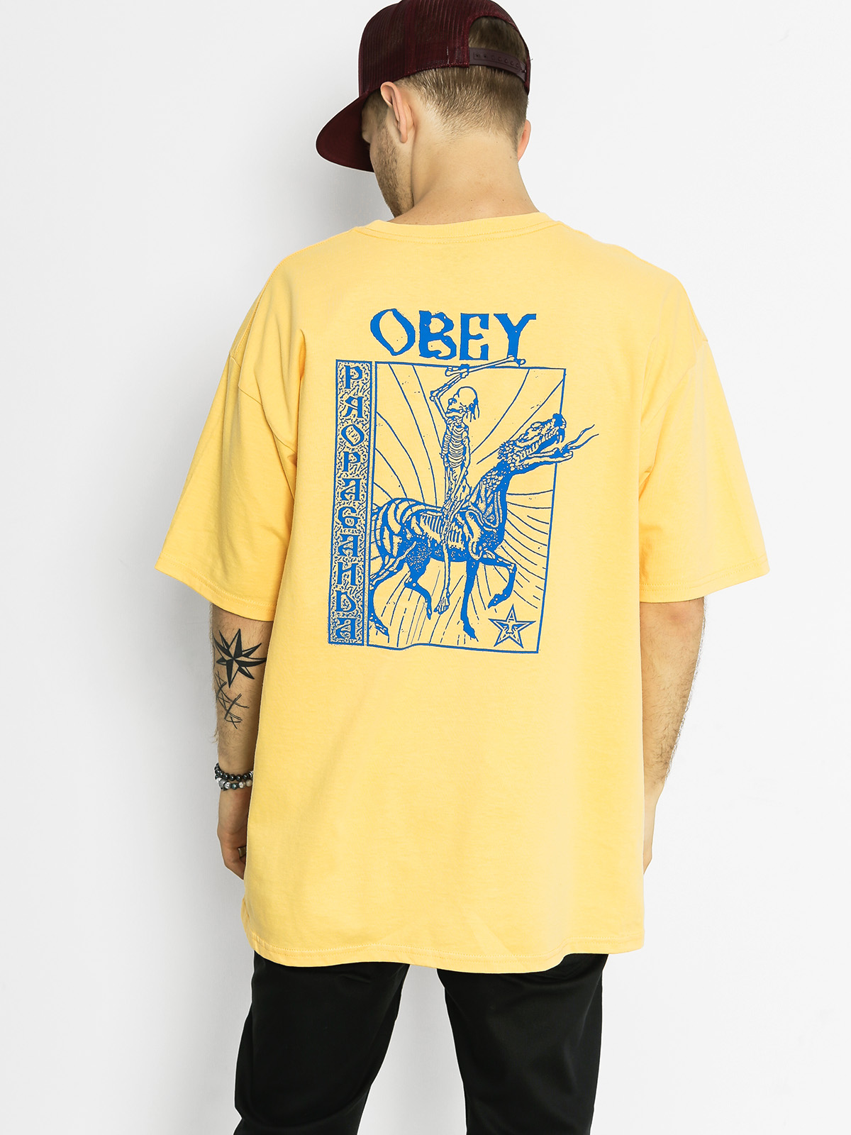 OBEY Tričko Deadhorse (squash)