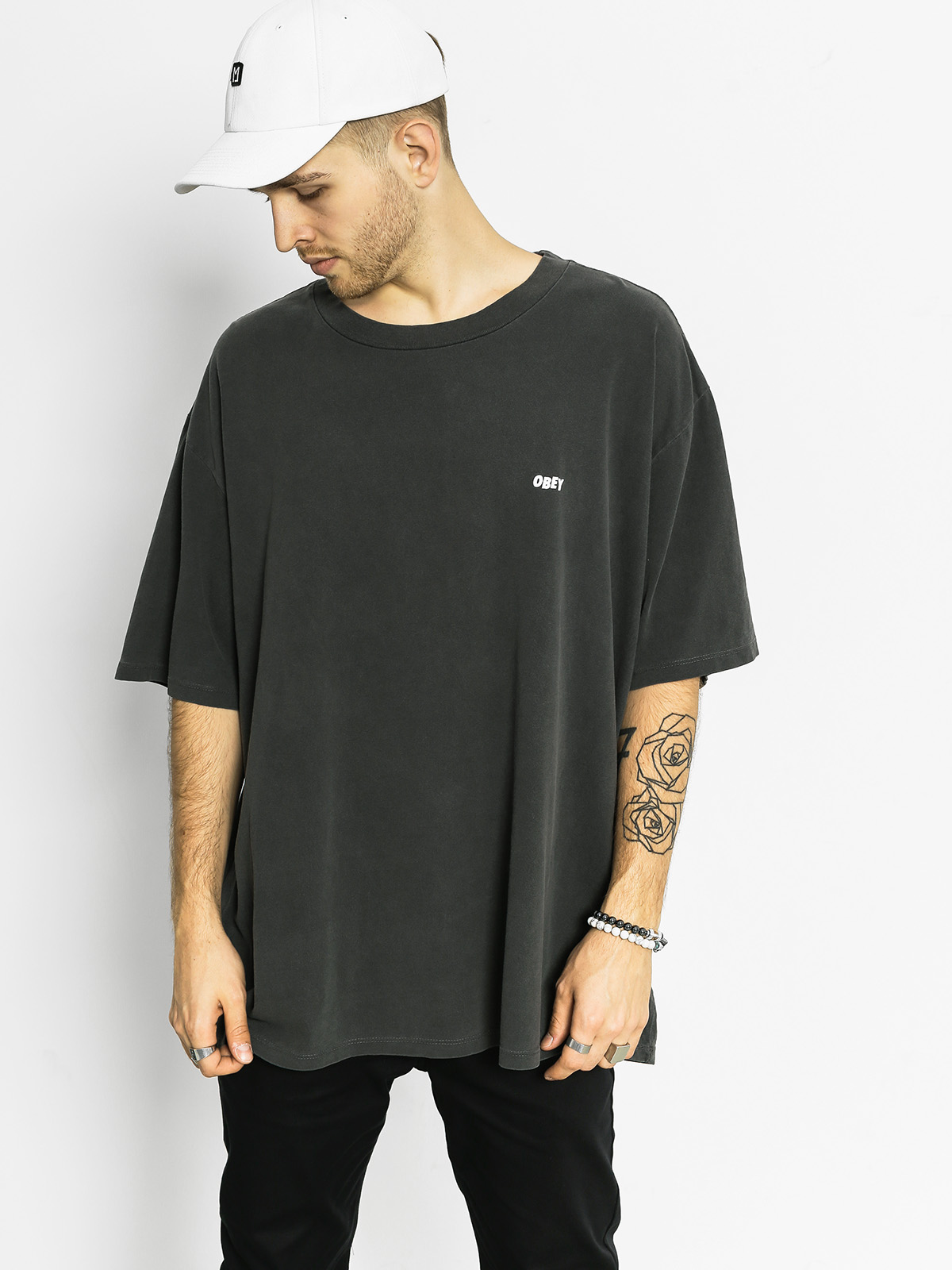 OBEY Tričko Obey Jumble Lo Fi (dusty black)