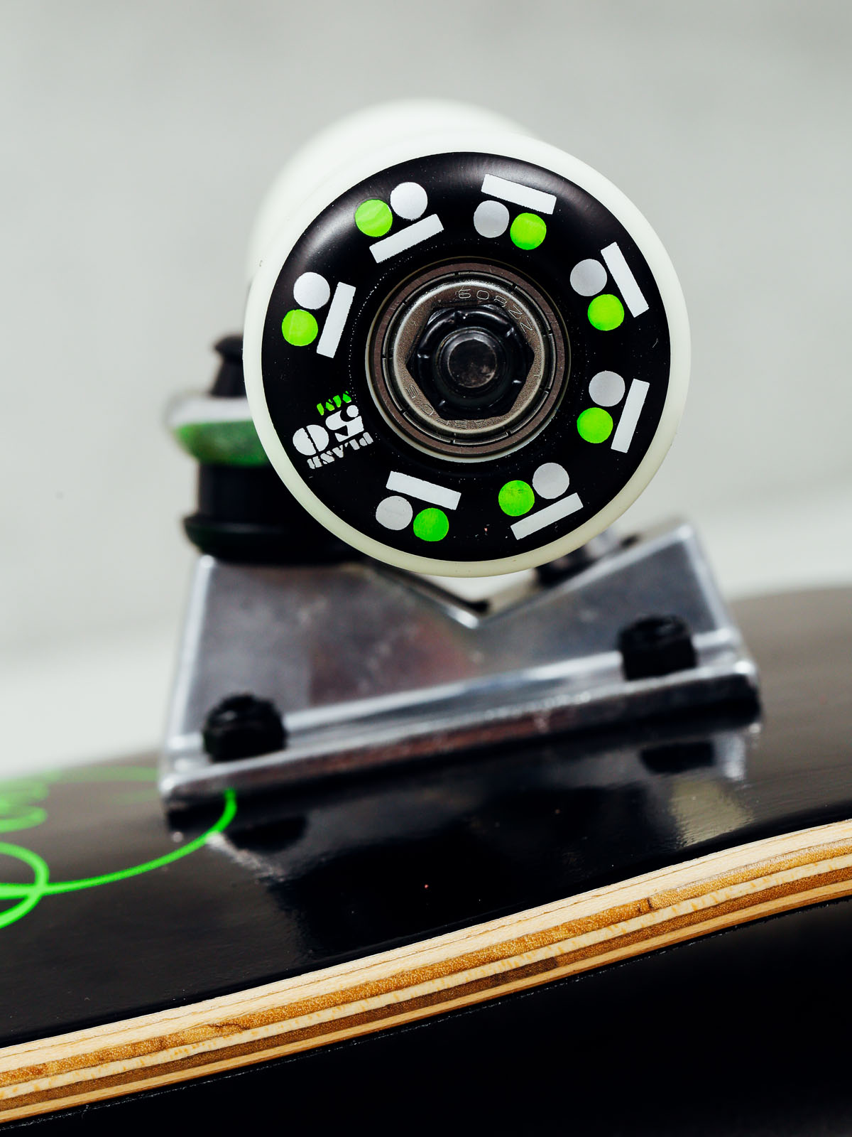 Skateboard Plan B Cole Signature Mini 7 (black/green)
