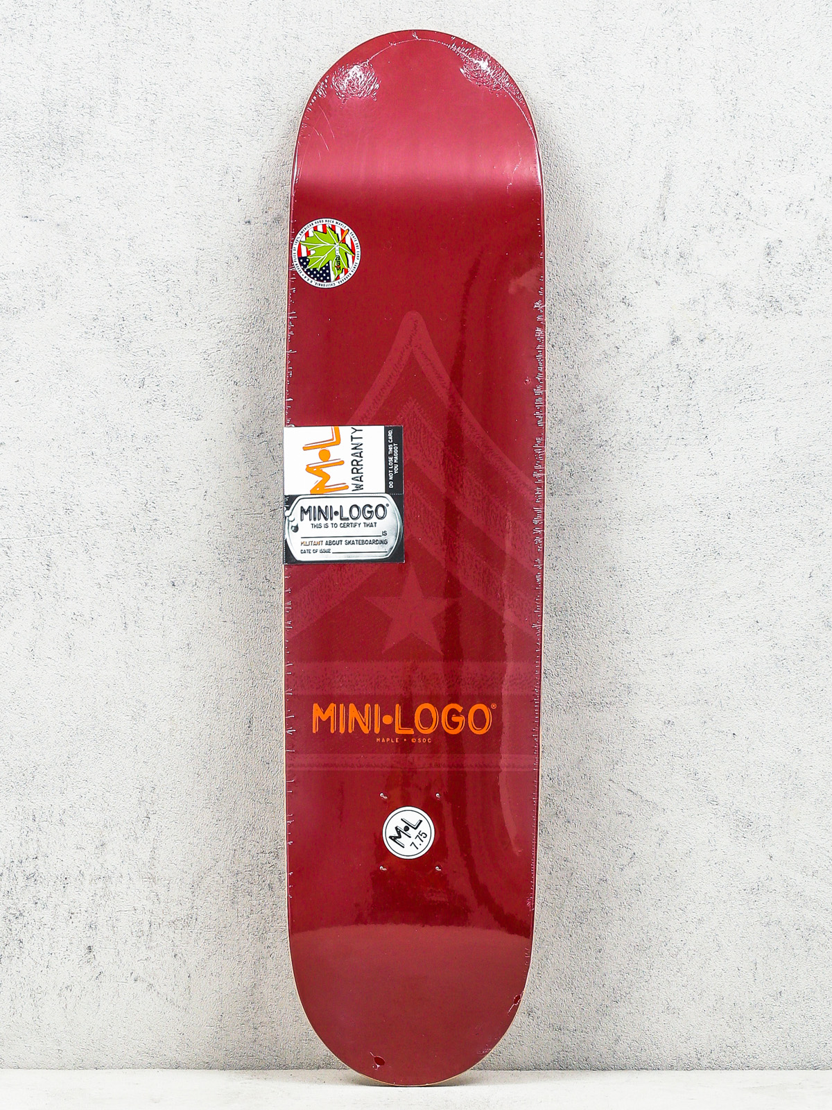 Deska Minilogo K12 Quartermaster (maroon)