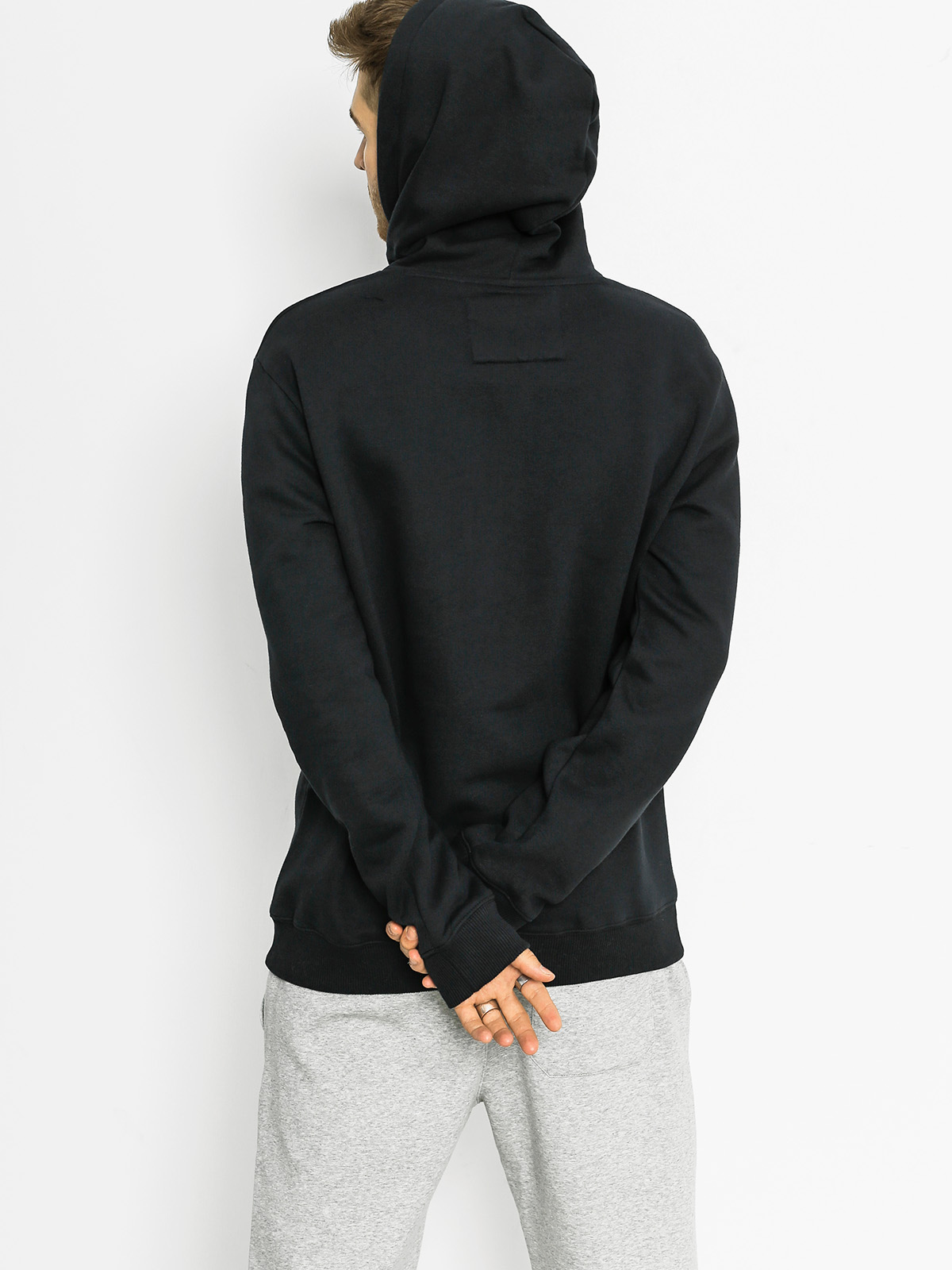 Quiksilver Mikina s kapucí Big Logo HD (black)