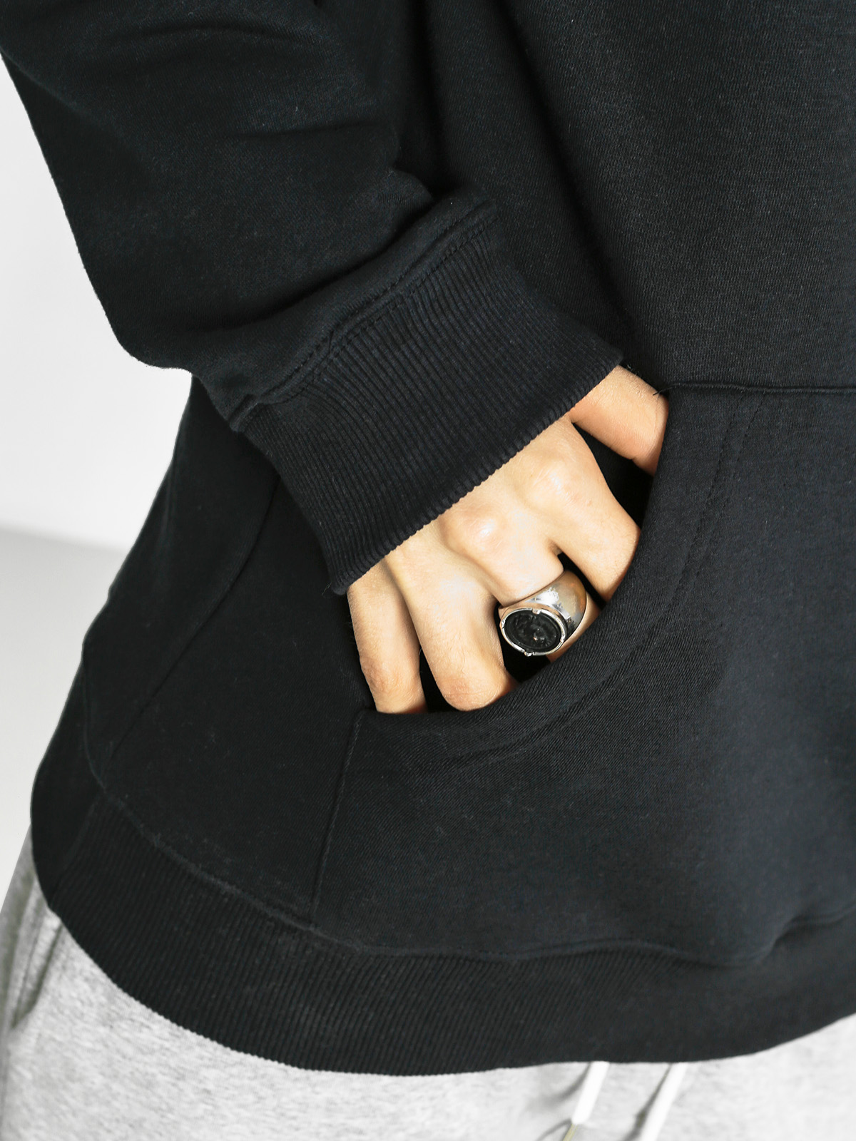 Quiksilver Mikina s kapucí Big Logo HD (black)