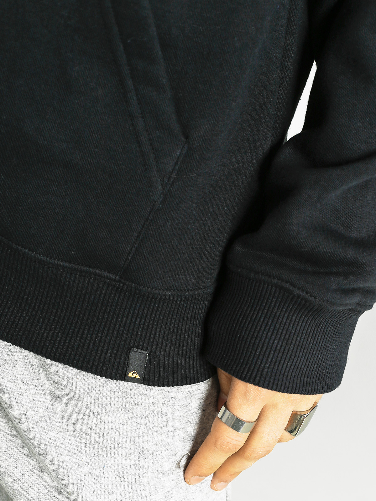 Quiksilver Mikina s kapucí Big Logo HD (black)