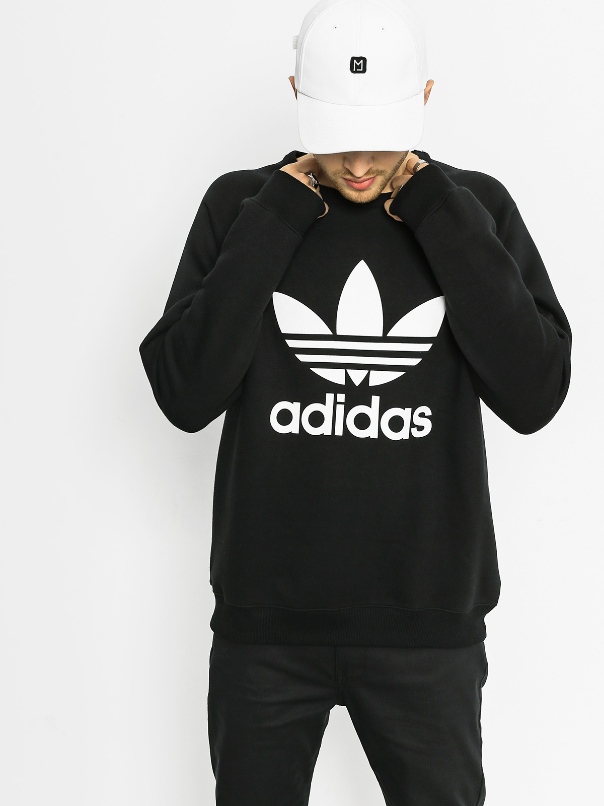 Mikina adidas Trefoil Crew (black)
