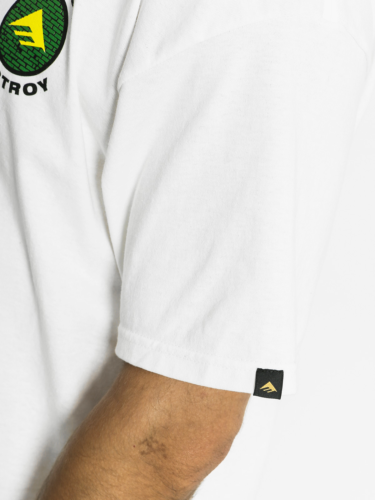 Tričko Emerica Snake And Destroy (white)