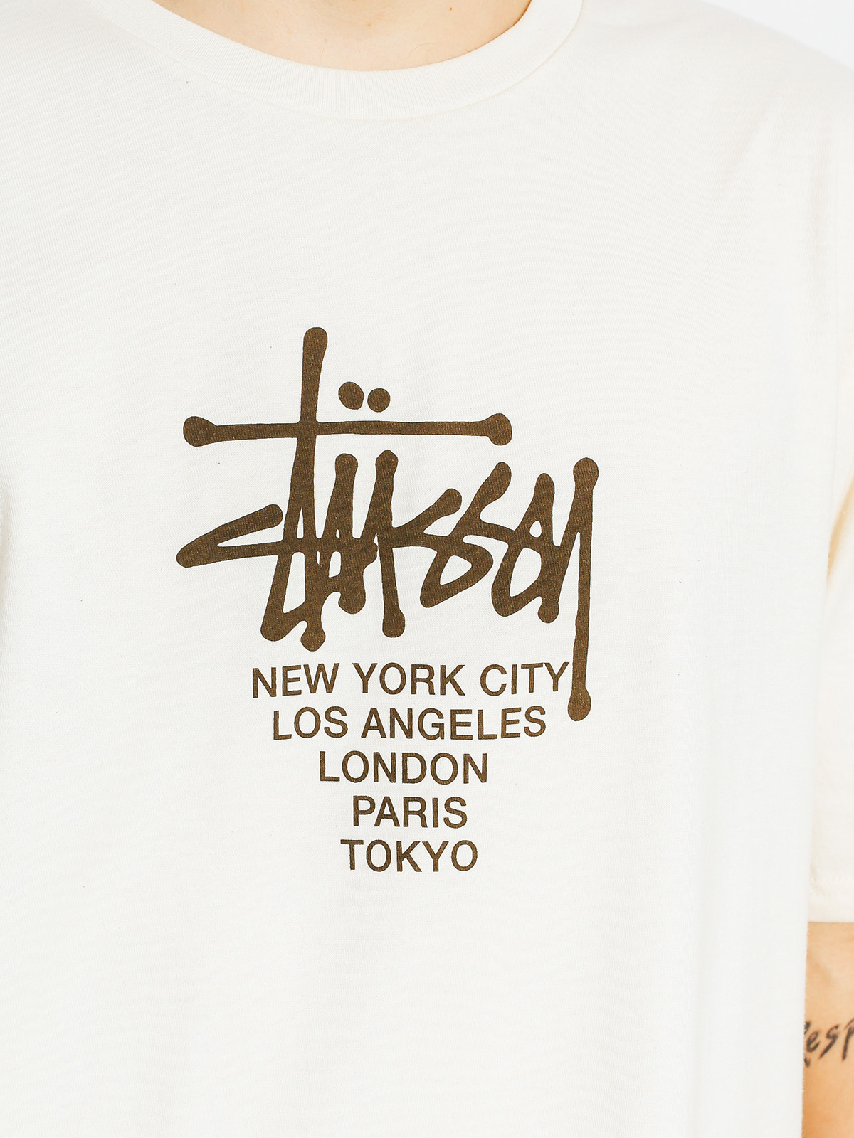 Tričko Stussy Big Cities (natural)