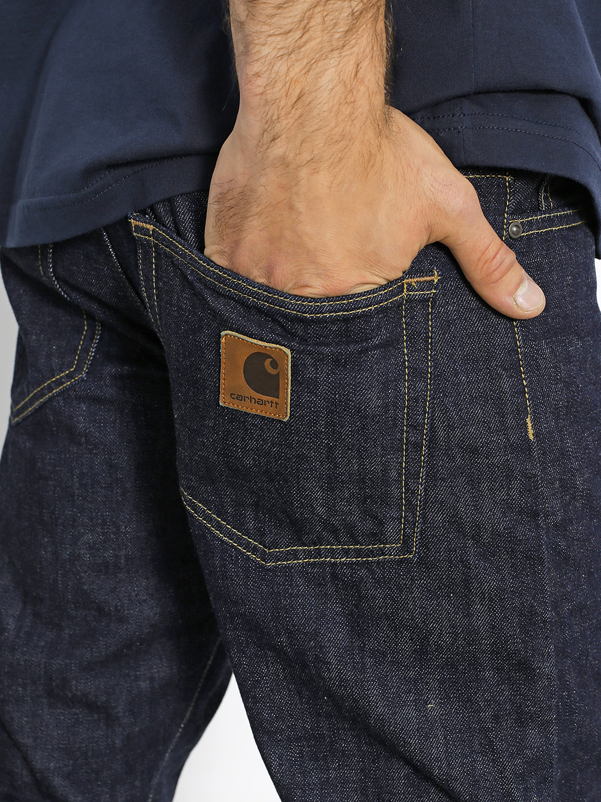 Kalhoty Carhartt Klondike Endewood (blue denim 12 oz/blue rinsed)