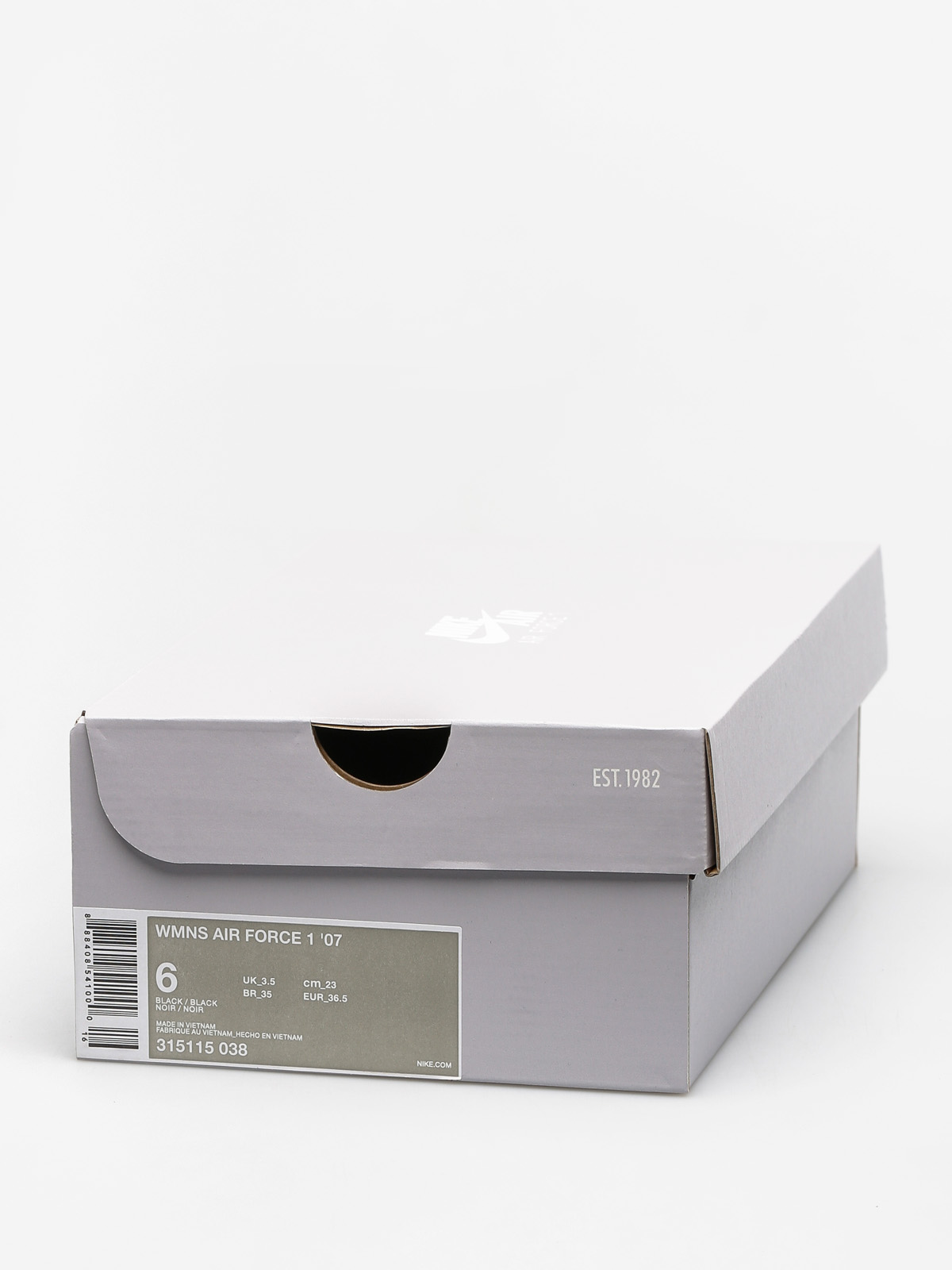 Boty Nike Air Force 1 07 Wmn (black/black)