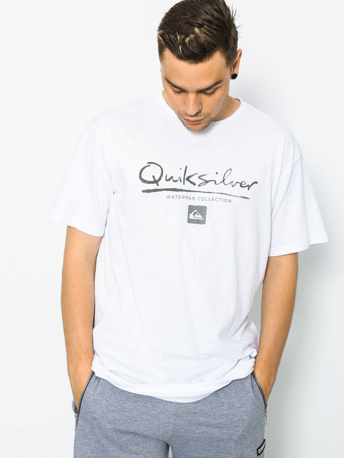 Tričko Quiksilver Gut Check (white)